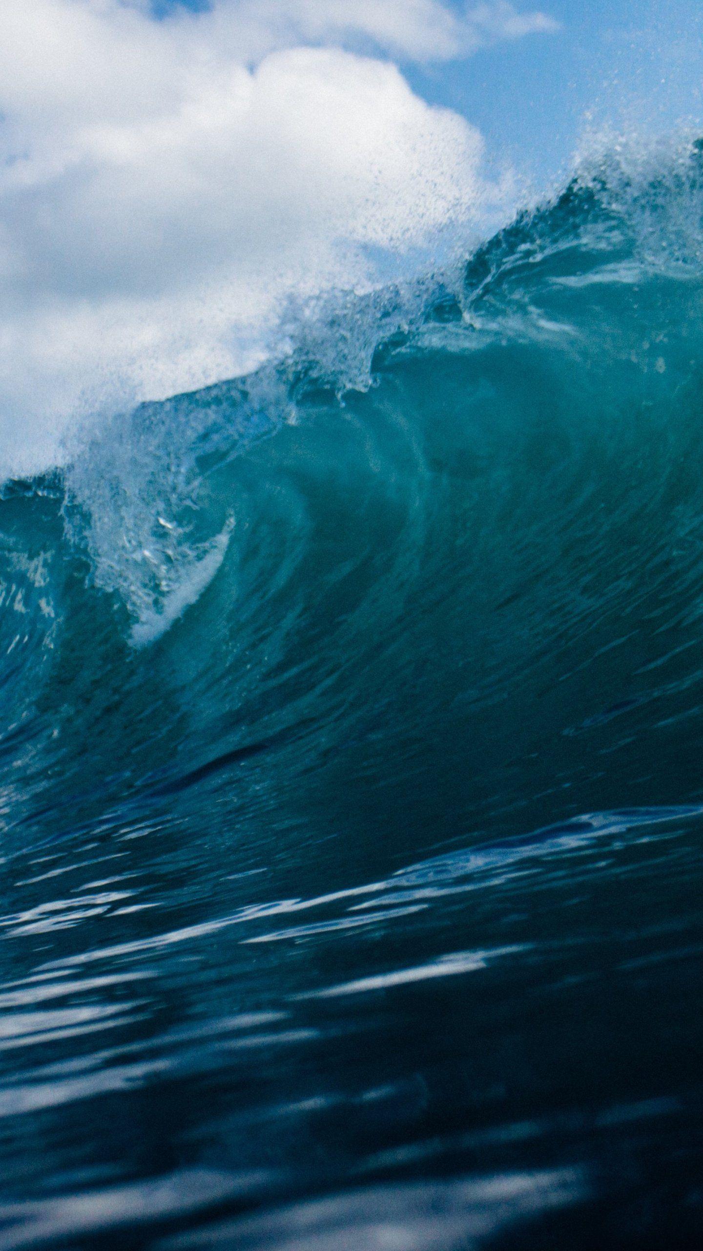 1440x2560 Ocean Wave Wallpaper, Android & Desktop Background