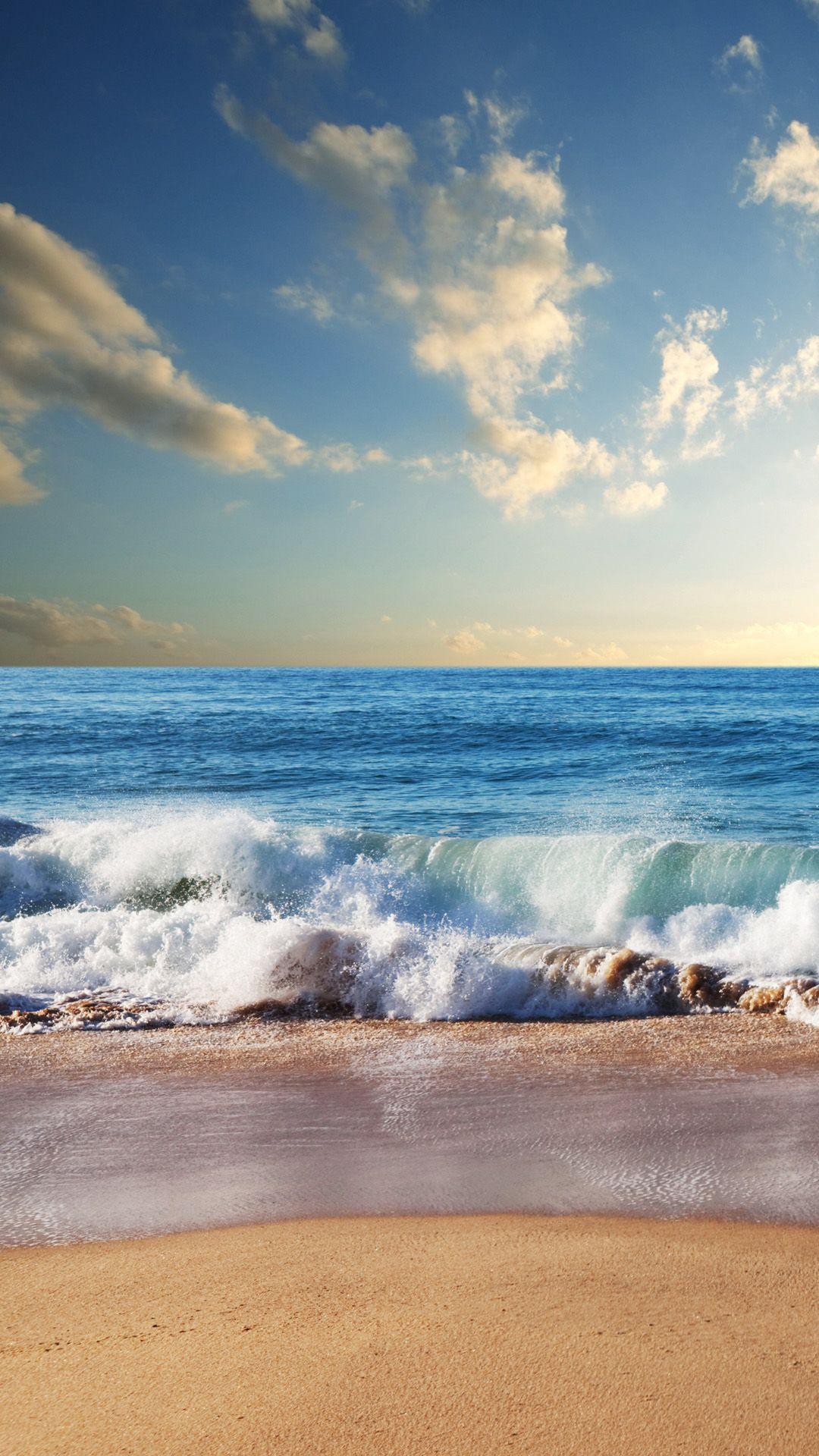 1080x1920 Free download Beach waves iphone 6 plus wallpaper iPhone 6 Plus