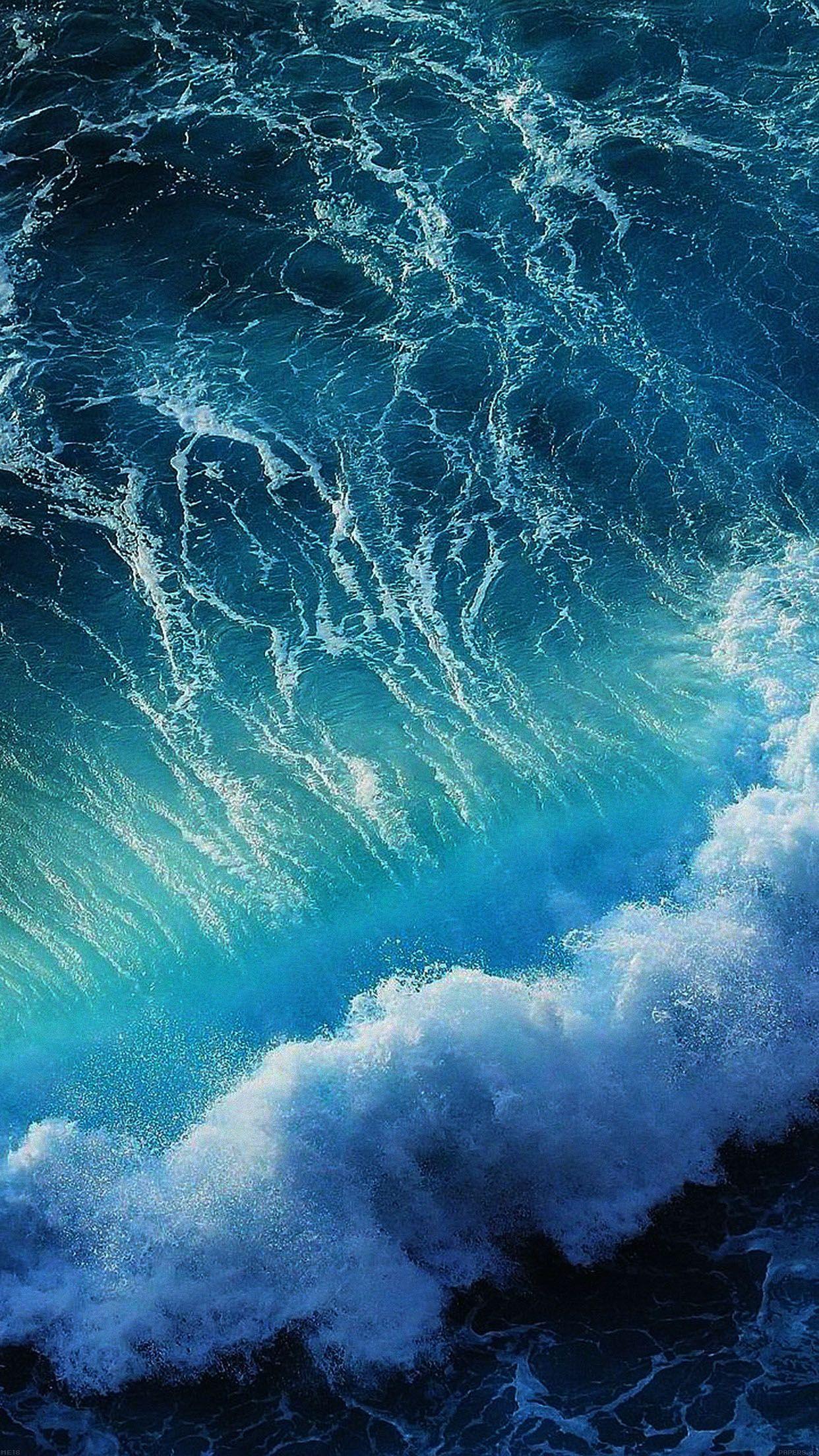 1242x2208 Wave California Ocean