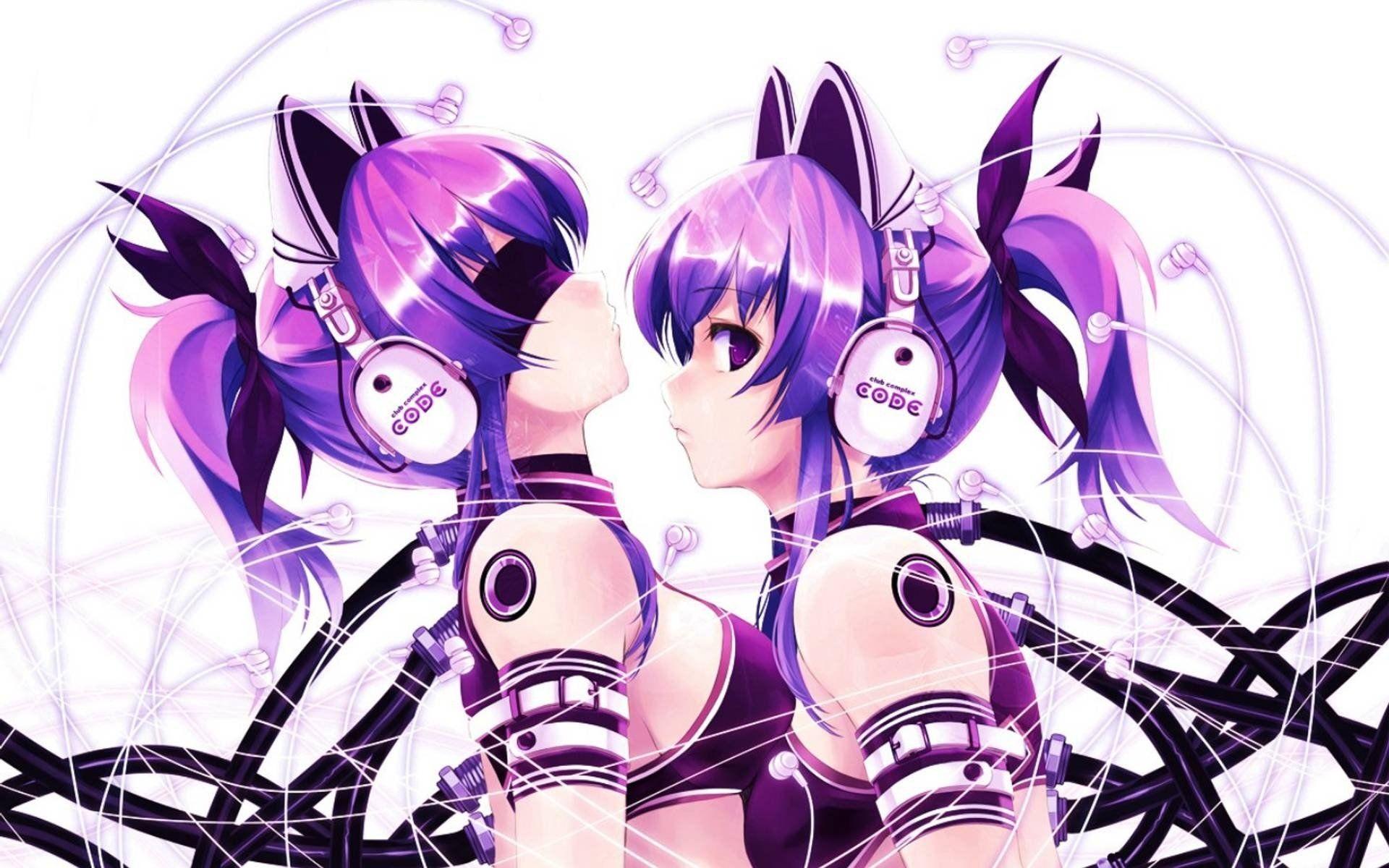 1920x1200 Anime Girl Glasses Wallpaper Anime Headphones Wallpaper Anime 1920x1200