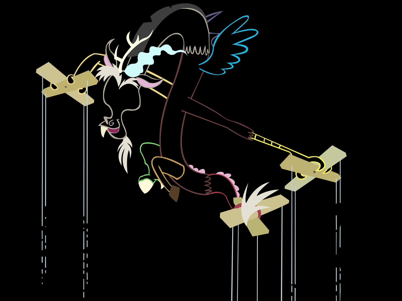 1600x1200 Discord Whooves Wallpaper. Chaotic