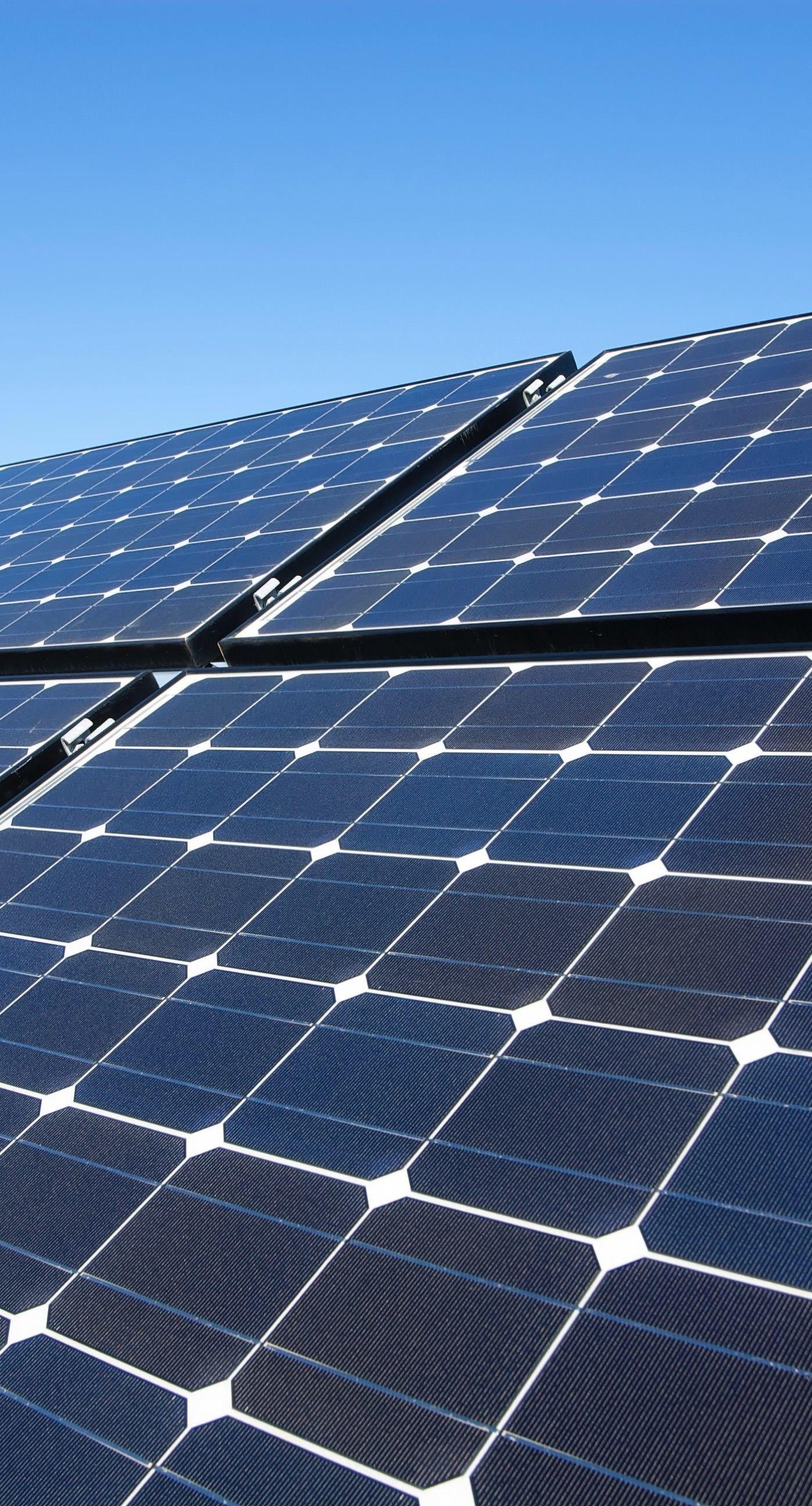 1398x2592 Solar Panels Wallpaper
