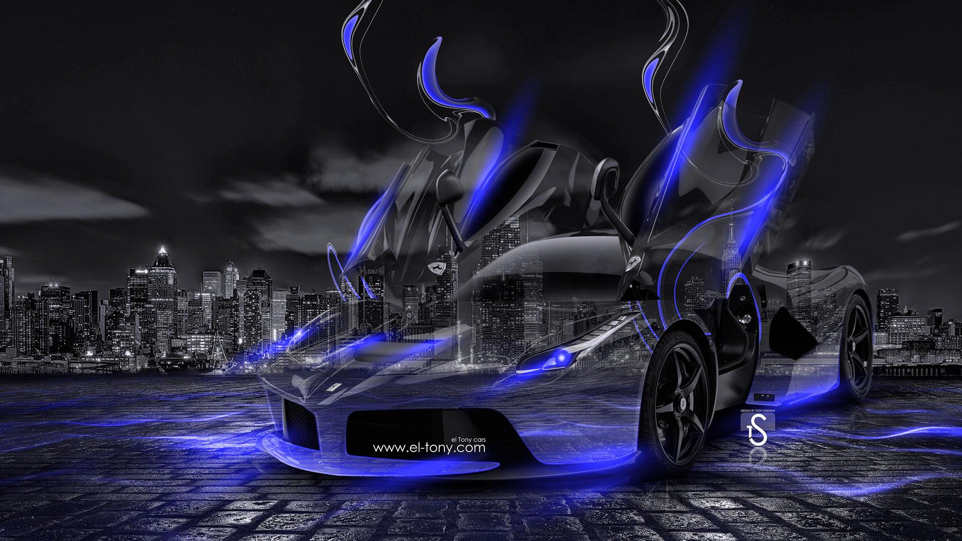 1920x1080 Bmw Fantasy Crystal Blue Energy Car 2013 HD Wallpaper Design