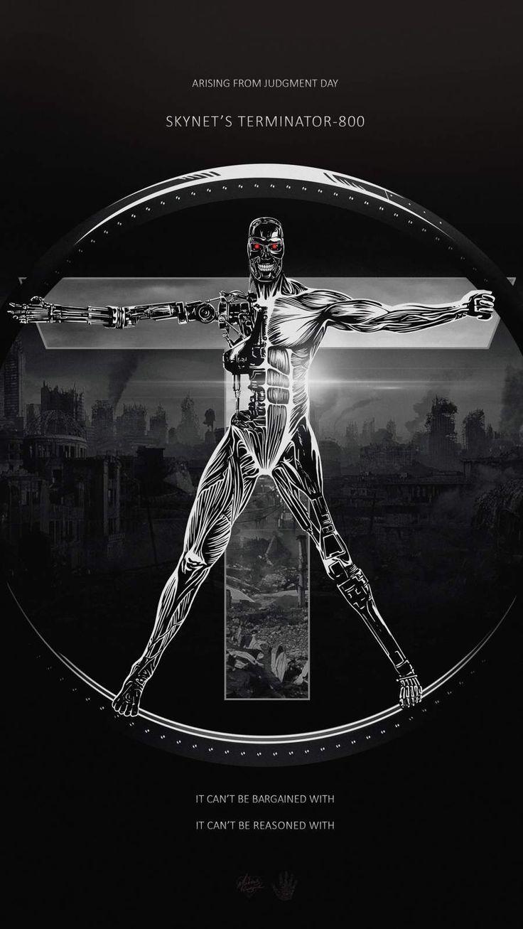 736x1307 Skynet Terminator 800 iPhone Wallpaper Funny