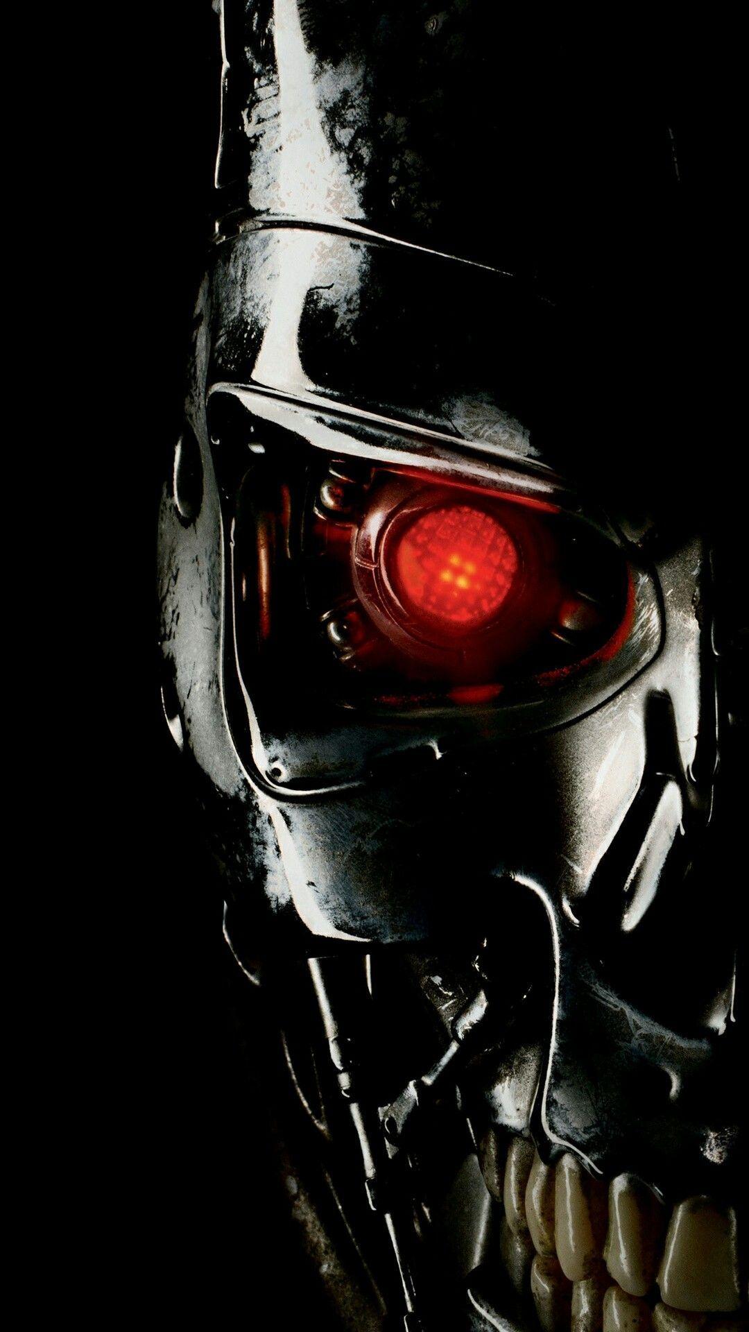1080x1920 Red soulless eyes. Terminator movies, New terminator movie