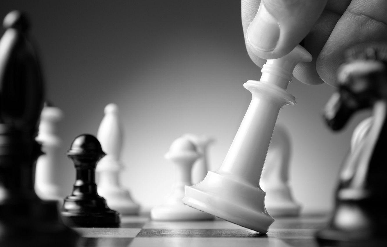 1332x850 Wallpaper hand, strategy, board game, chess pieces image for desktop, section макро