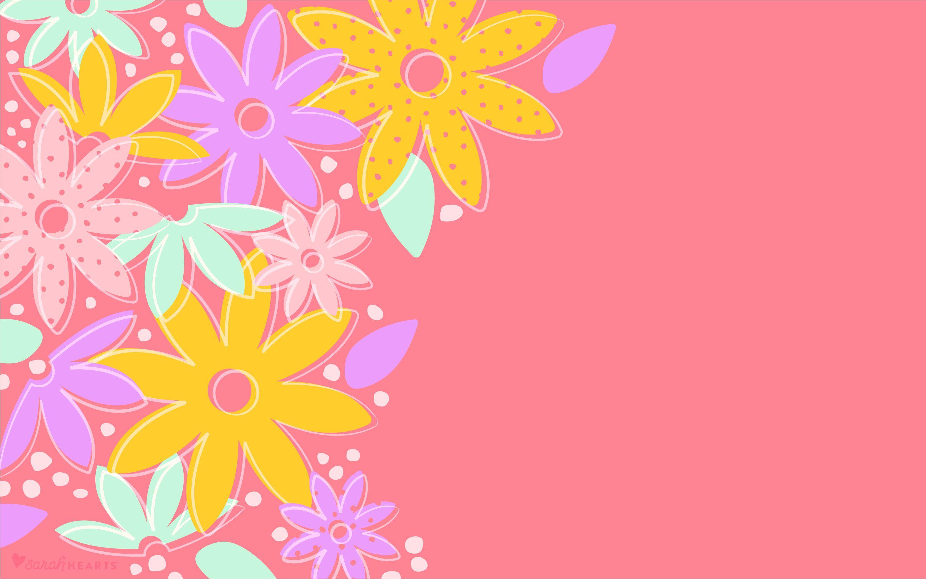 3001x1876 May 2019 Flower Calendar Wallpaper