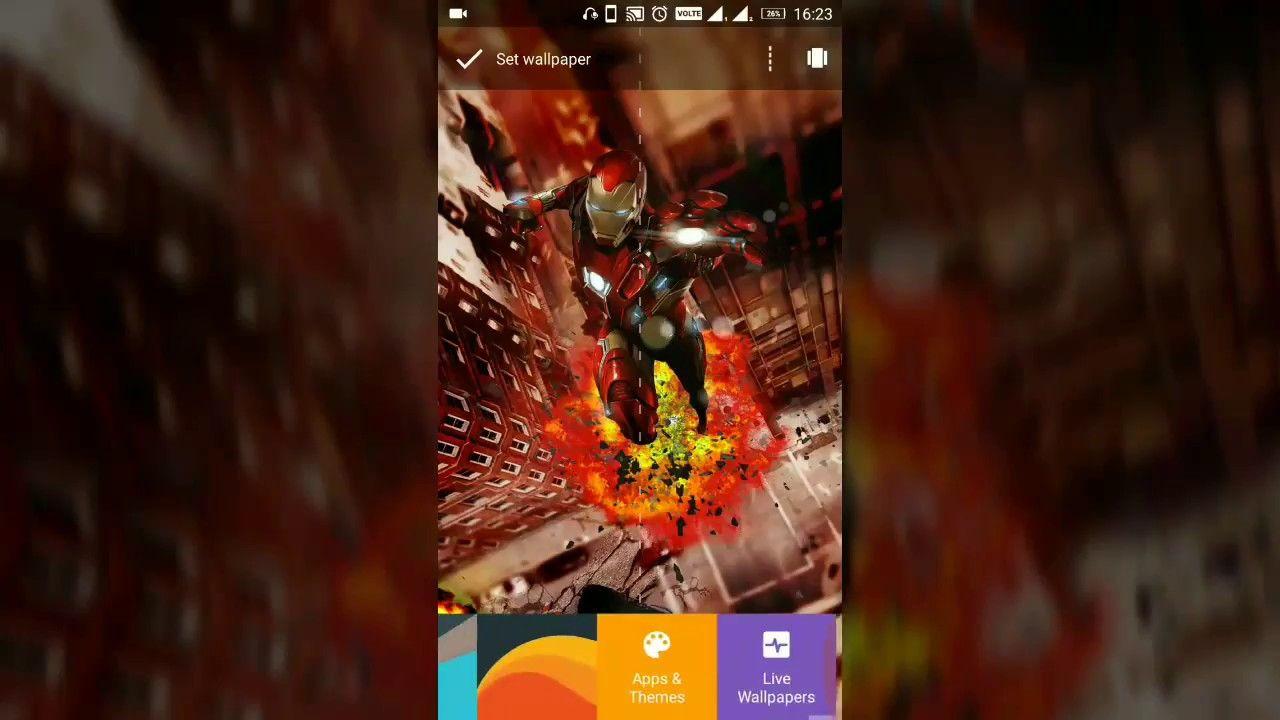 1280x720 Best Android 3D wallpaper app Marvel Avengers Infinity war