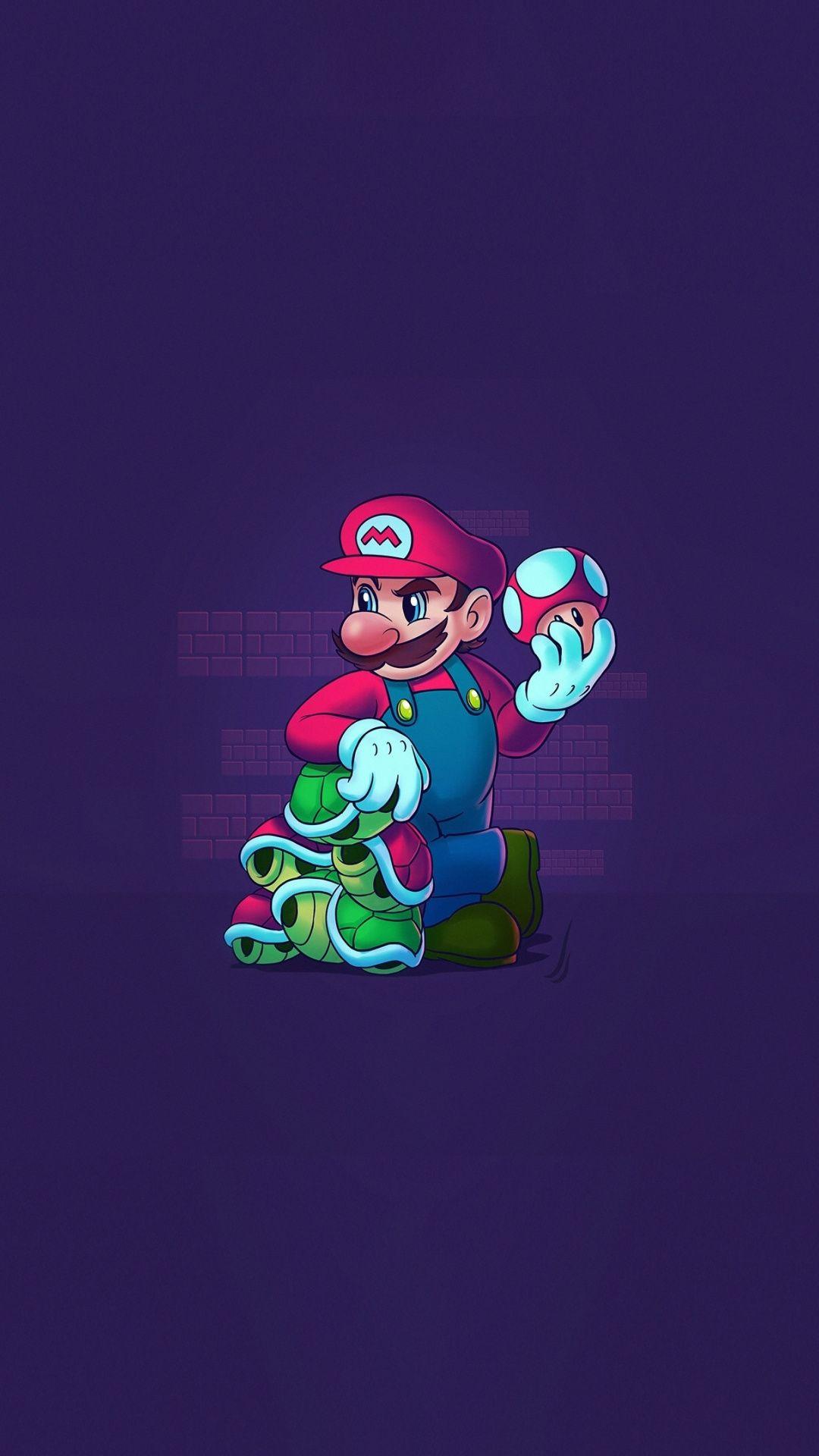 1080x1920 Super Mario, video game, modern game, art wallpaper