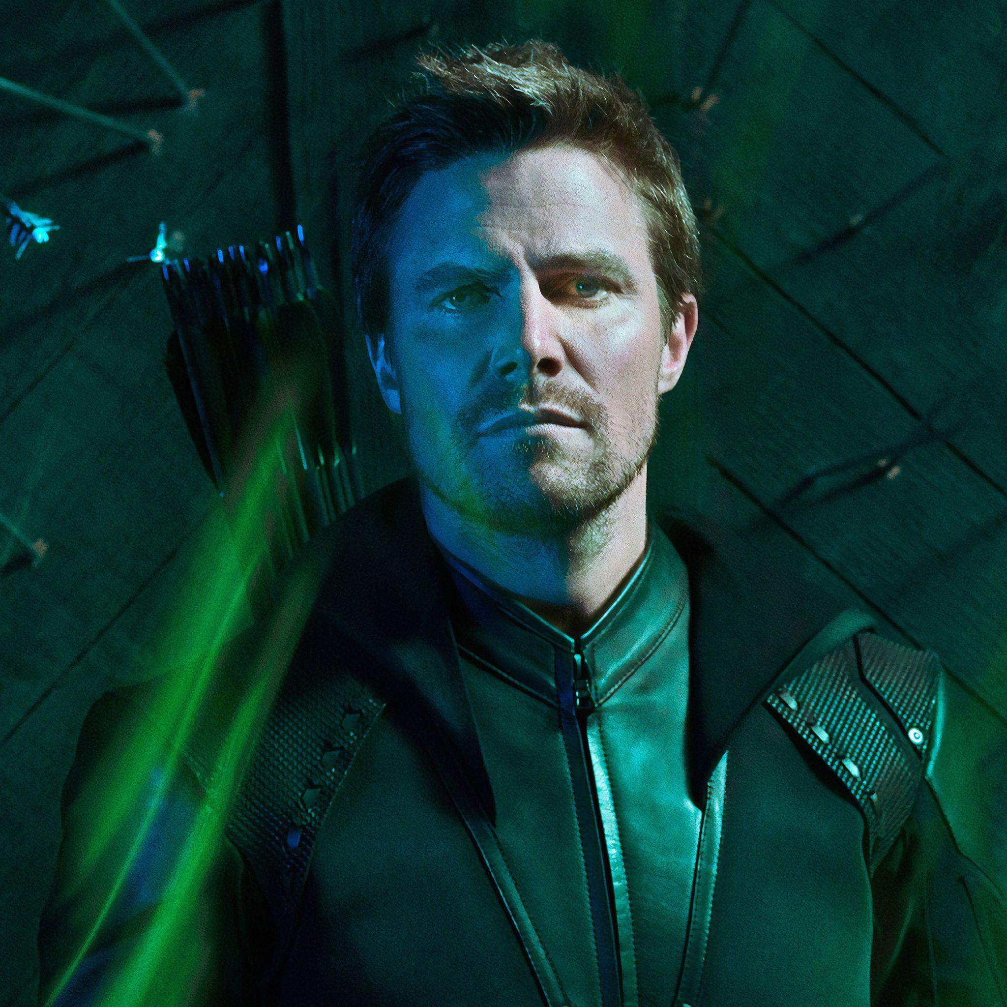 2048x2048 Oliver Queen In Arrow Season 8 2019