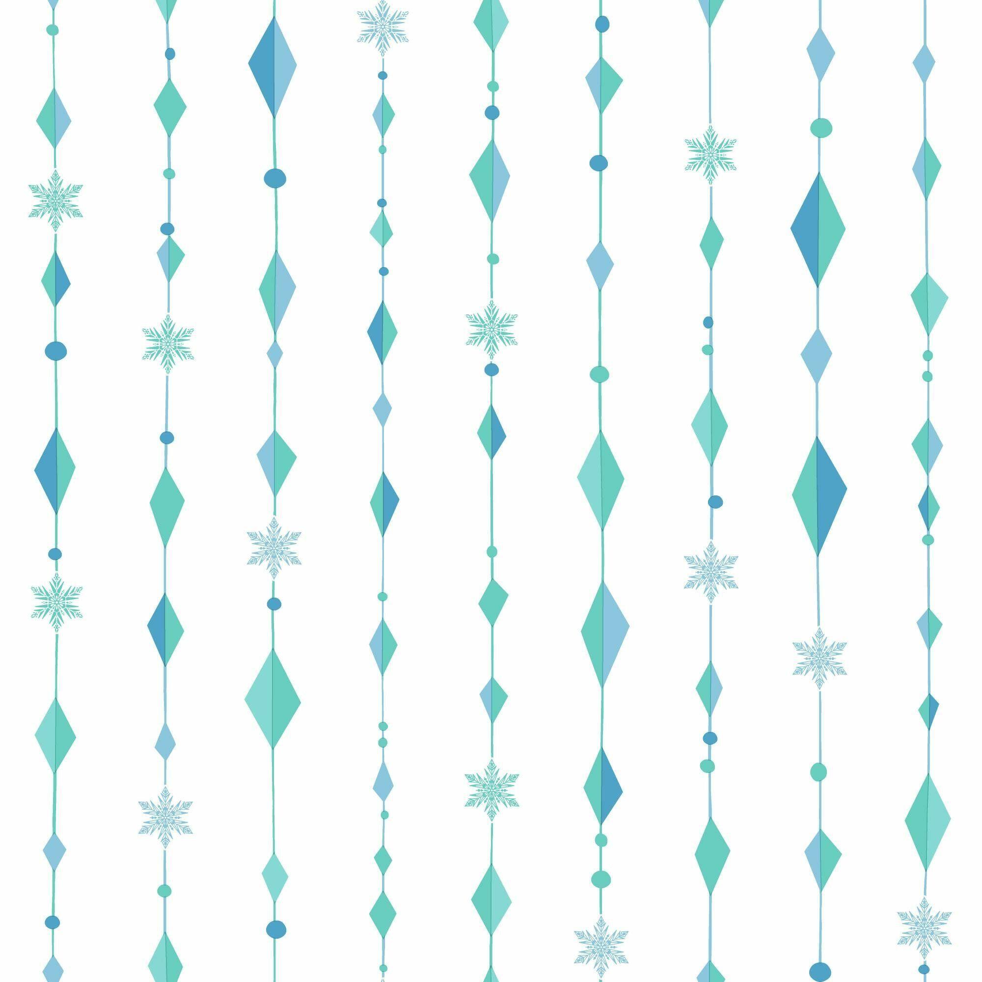 2000x2000 York Wallcoverings Disney Kids III Frozen Snowflake Diamond 33' x
