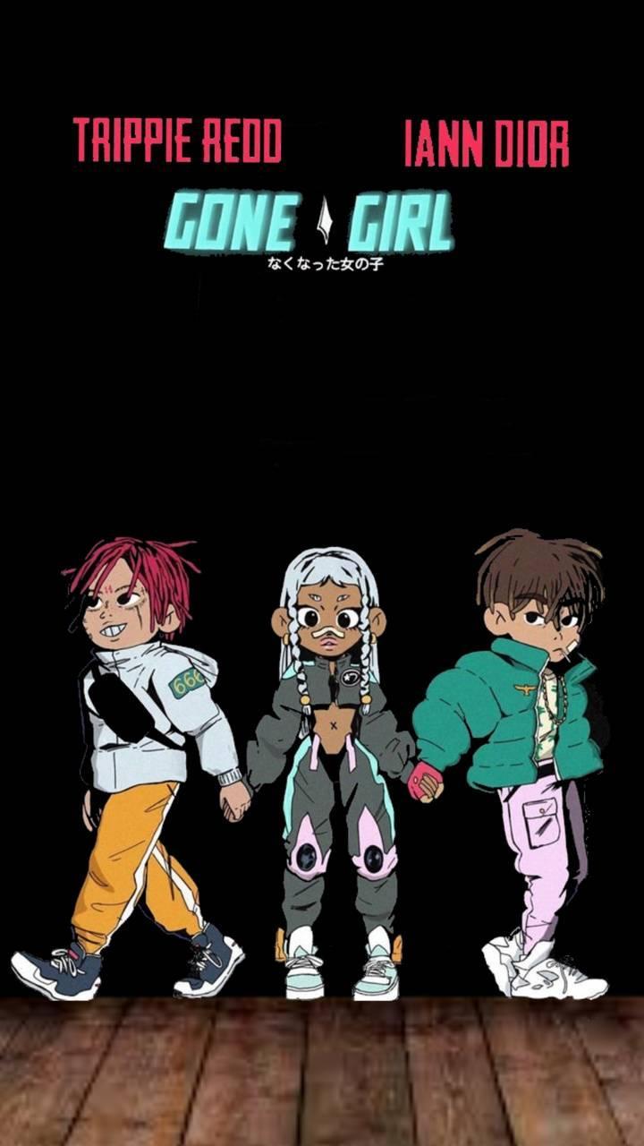 720x1280 Trippie Redd Anime Wallpaper