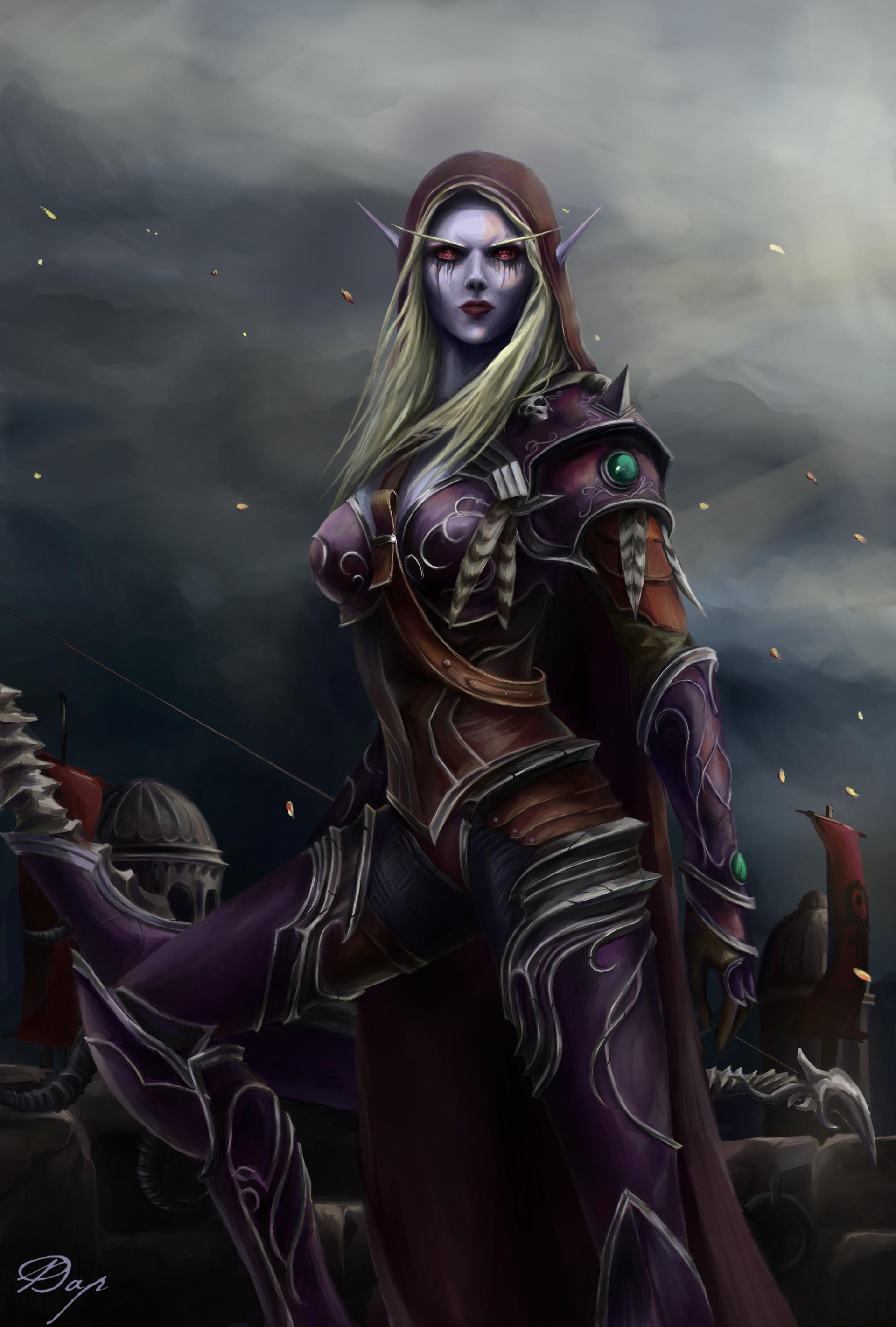 1920x2844 Sylvanas WoW Art Battle for Azeroth
