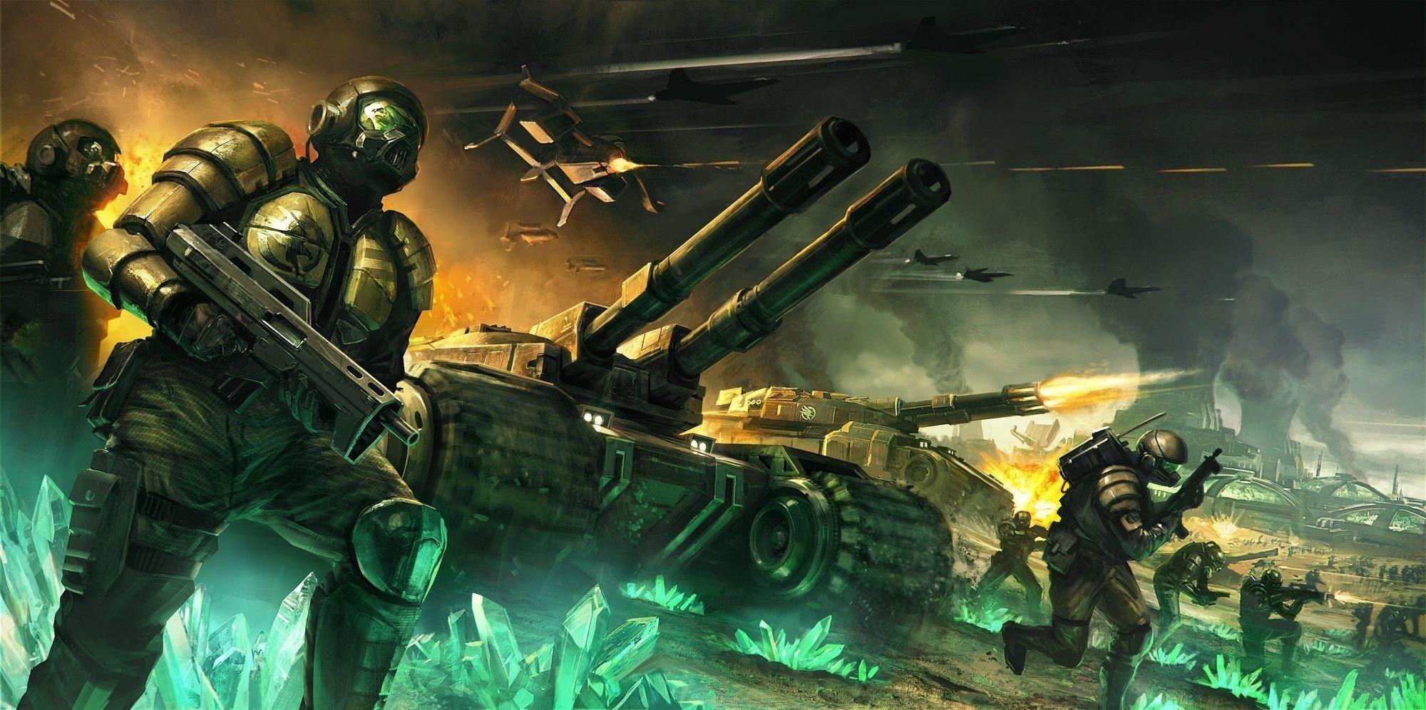 2000x996 Command And Conquer, Kane, War, Video Games, Artwork, Digital Art