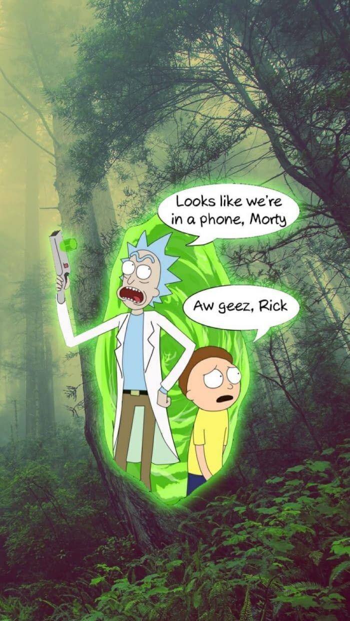 Rick and Morty Desktop Wallpaper. 👾👽👺👹  Rick and morty poster, Rick  and morty quotes, Rick and morty characters