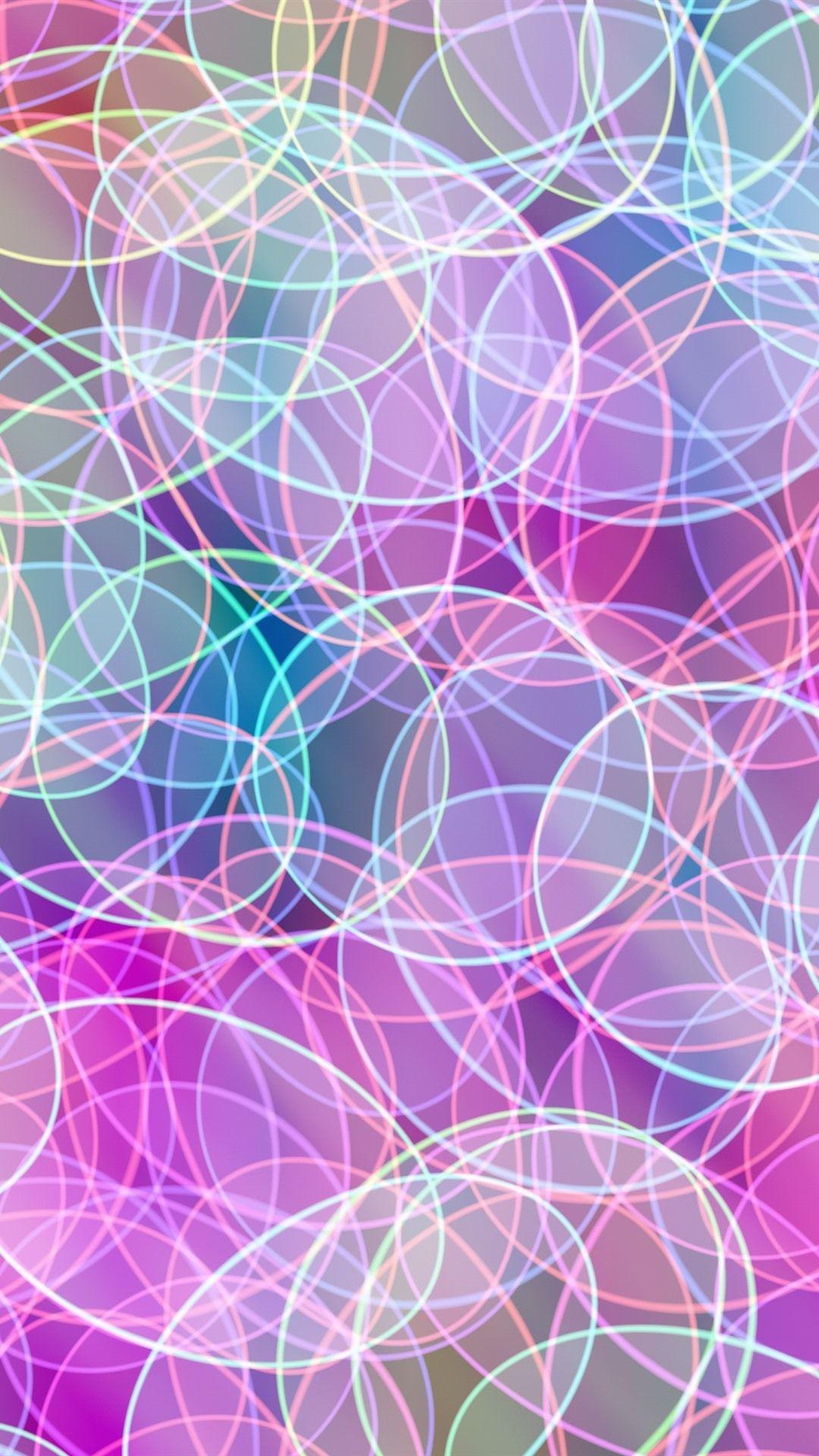 1080x1920 Colorful Circles, Bright, Abstract 1080x1920 IPhone 8 7 6 6S Plus Wallpaper, Background, Picture, Image