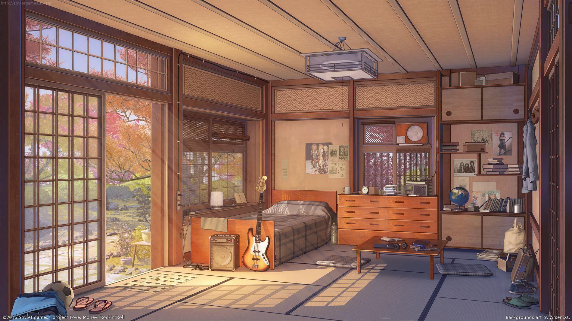 Tải ngay 800+ Background anime bedroom sang trọng và tinh tế