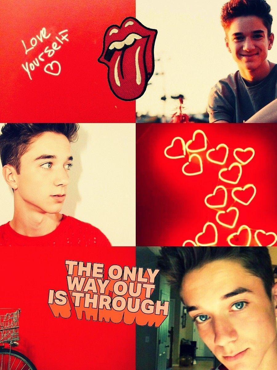 900x1200 Daniel Seavey red phone wallpaper. Boy celebrities