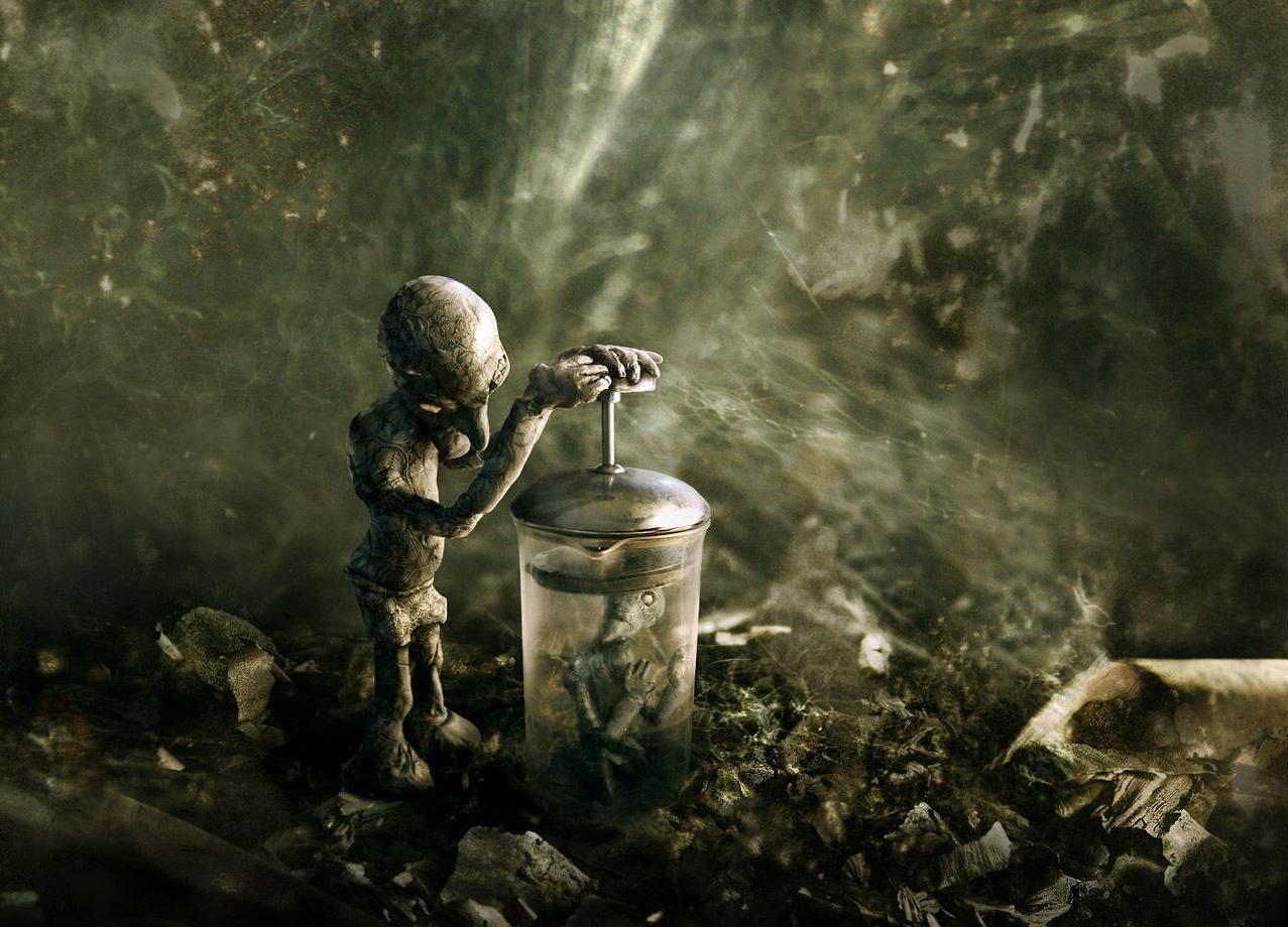 1277x920 Cyborg Wallpaper