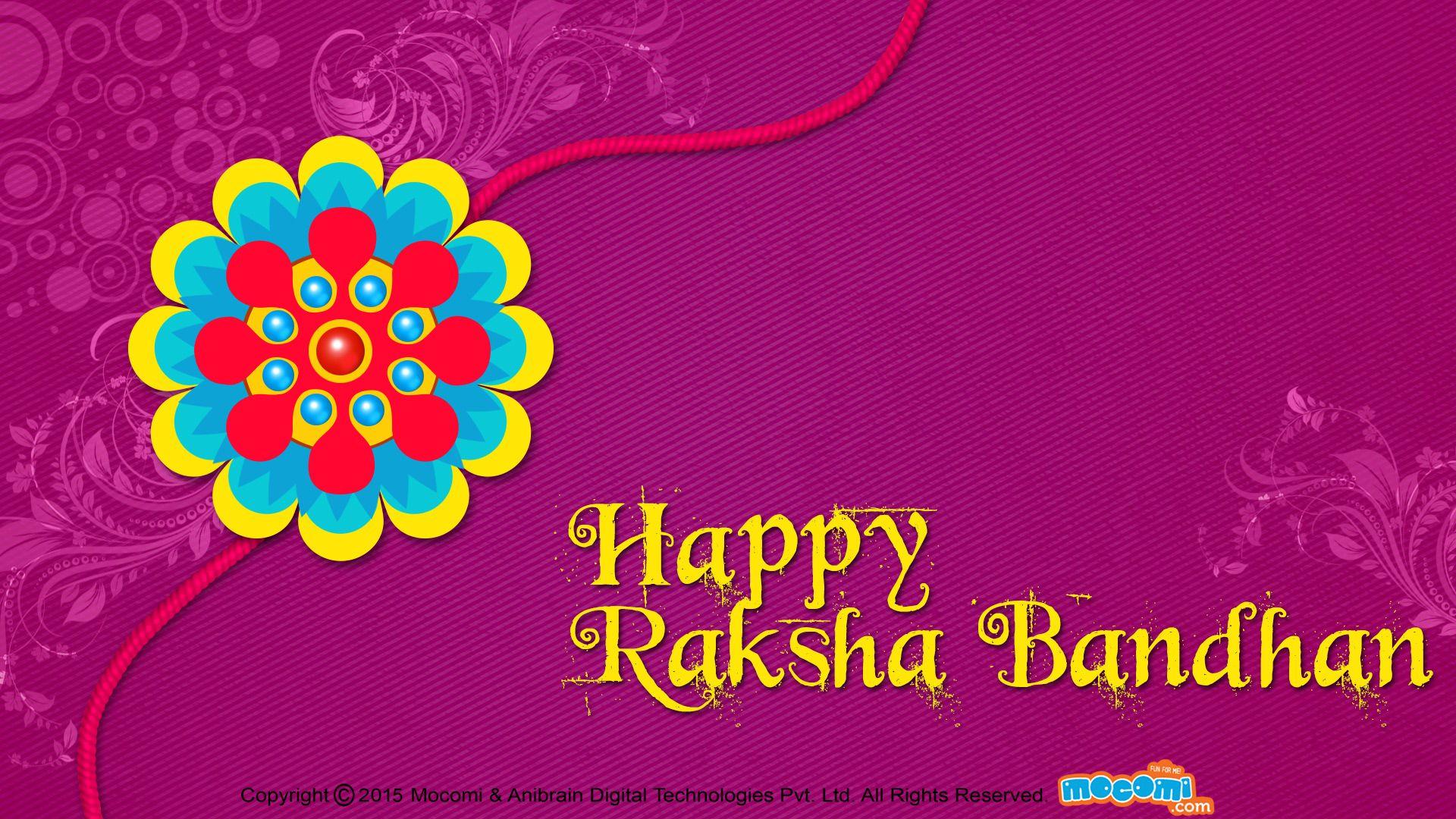 1920x1080 Happy Raksha Bandhan Wallpaper for kids