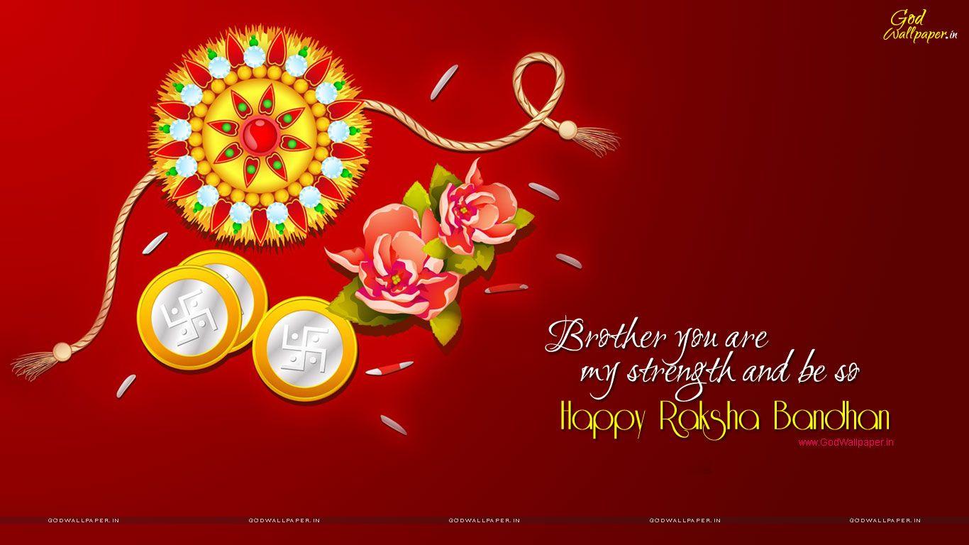 1366x768 Happy Raksha Bandhan HD Wallpaper Download