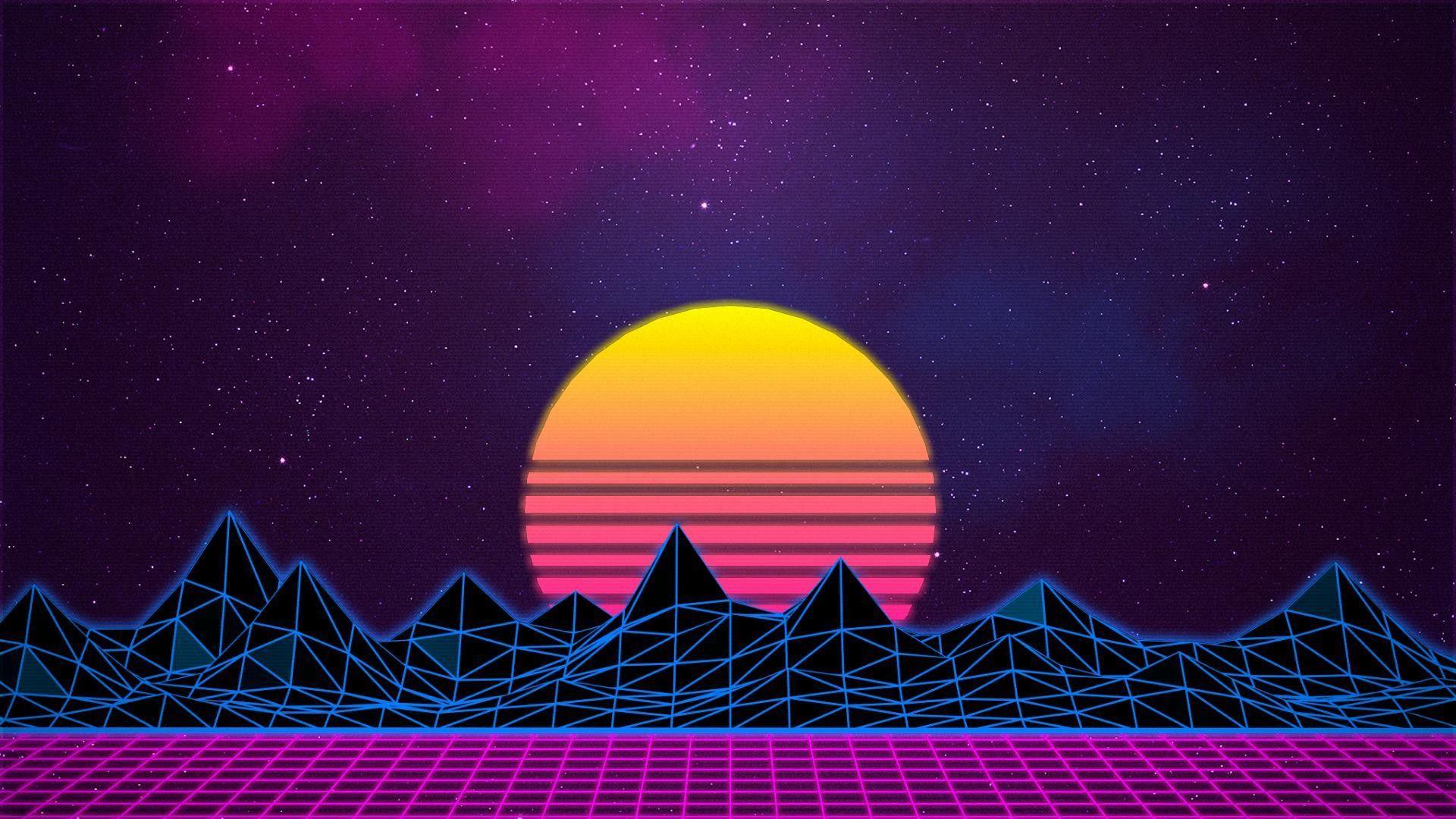1920x1080 Wide Retro 80 Wallpaper