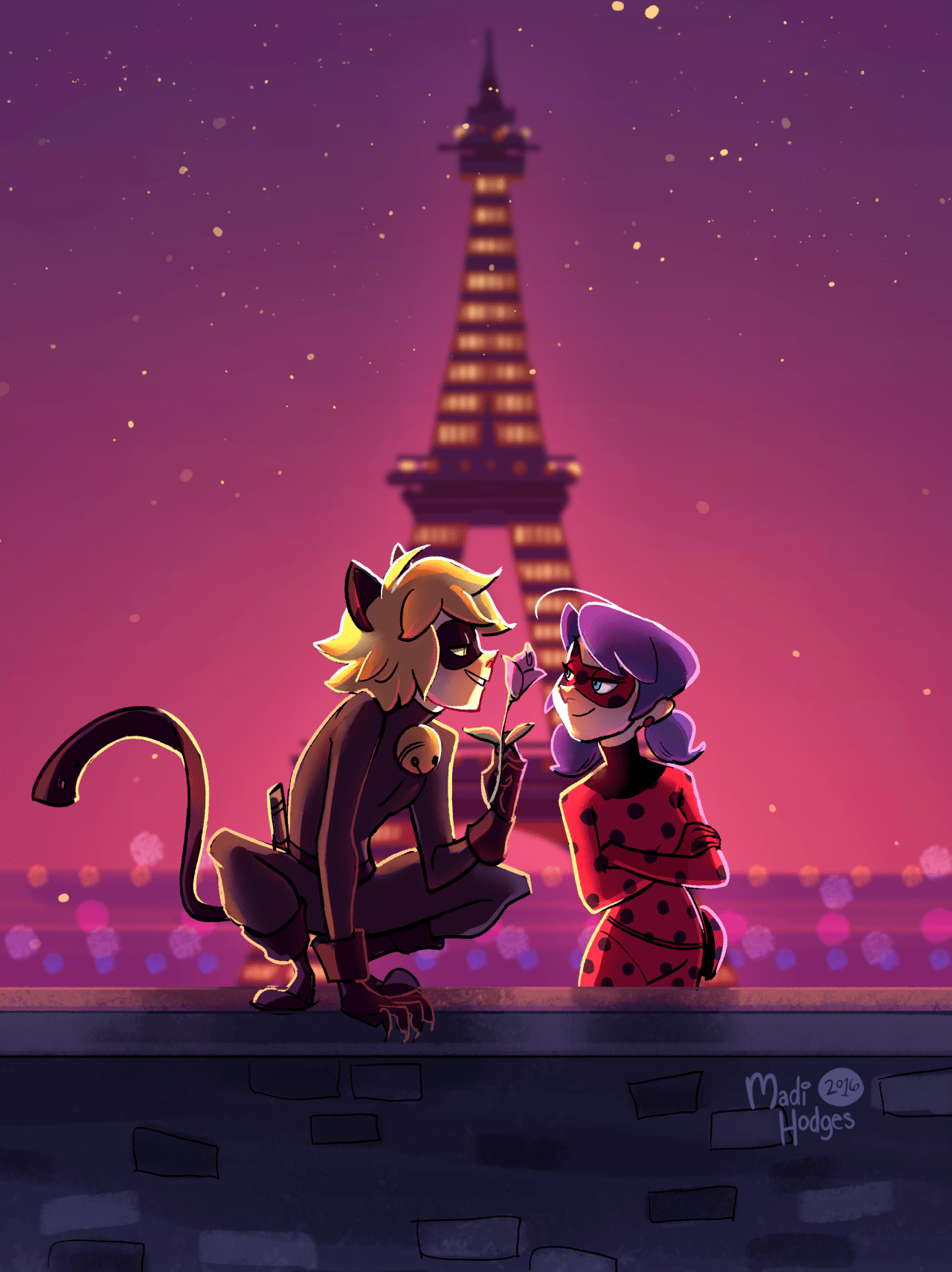 1280x1710 Chat Noir and Ladybug Ladybug Fan Art