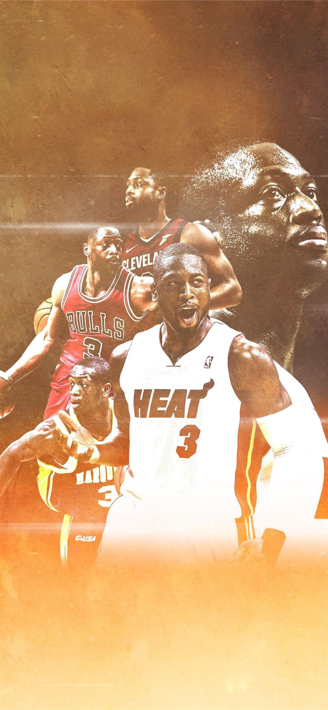 1125x2436 Dwyane Wade Top Free Dwyane Wade Background iPhone 11 Wallpaper Free Download