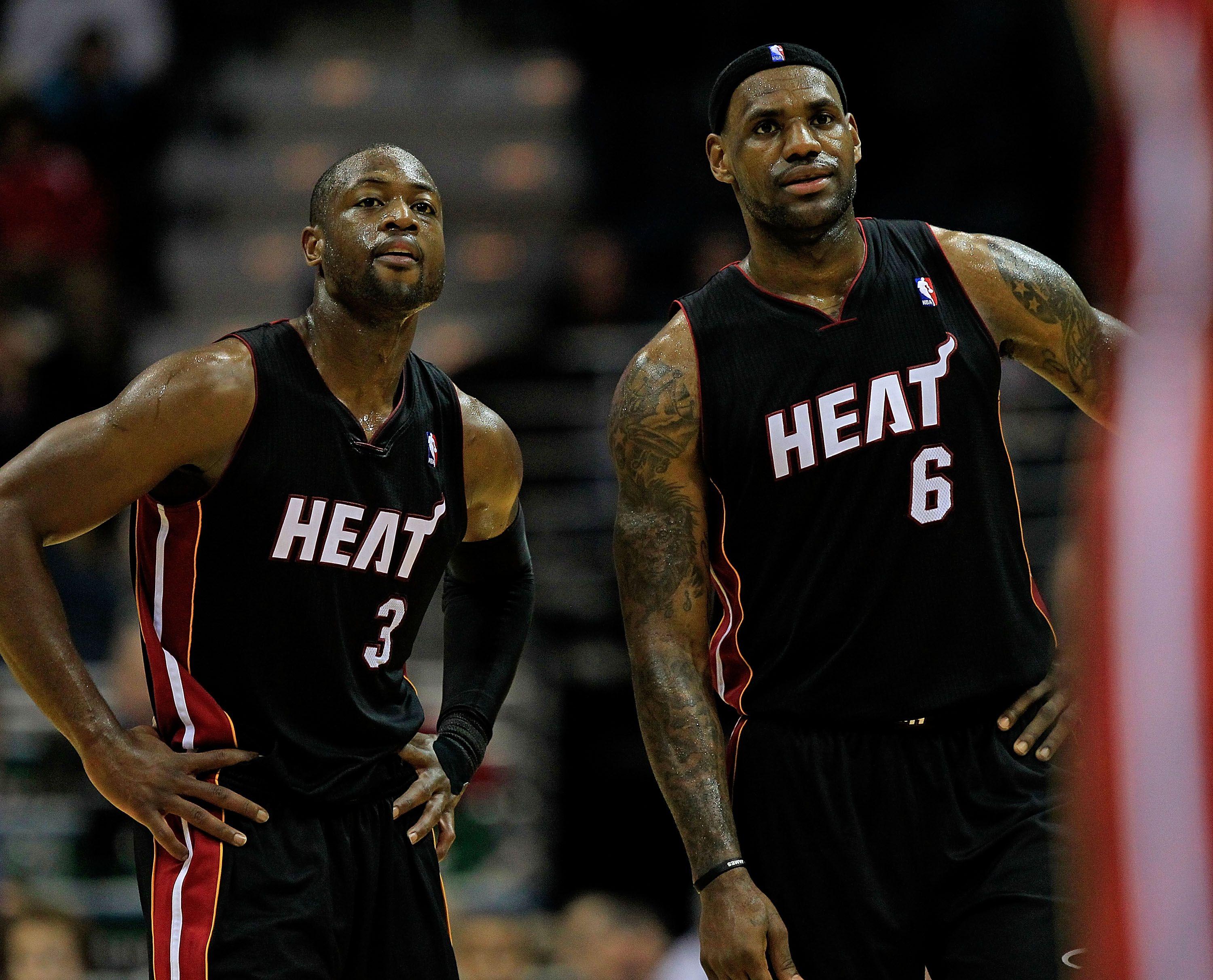 lebron and d wade