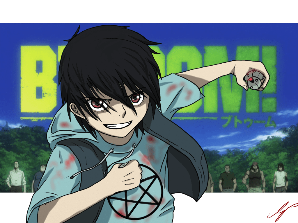 1024x768 BTOOOM! Kosuke Kira. Anime, Manga anime, Art