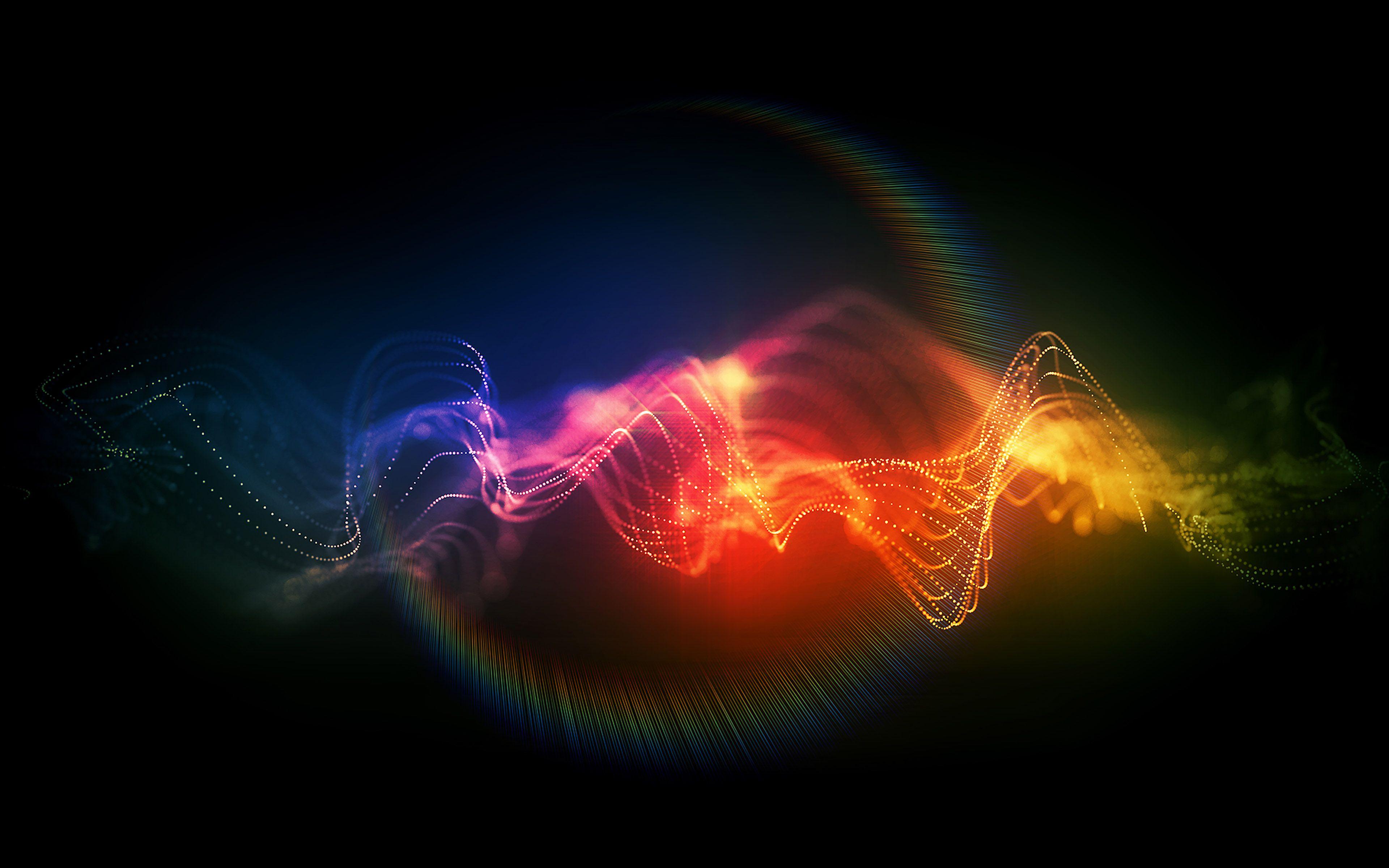 rainbow soundwave backgrounds