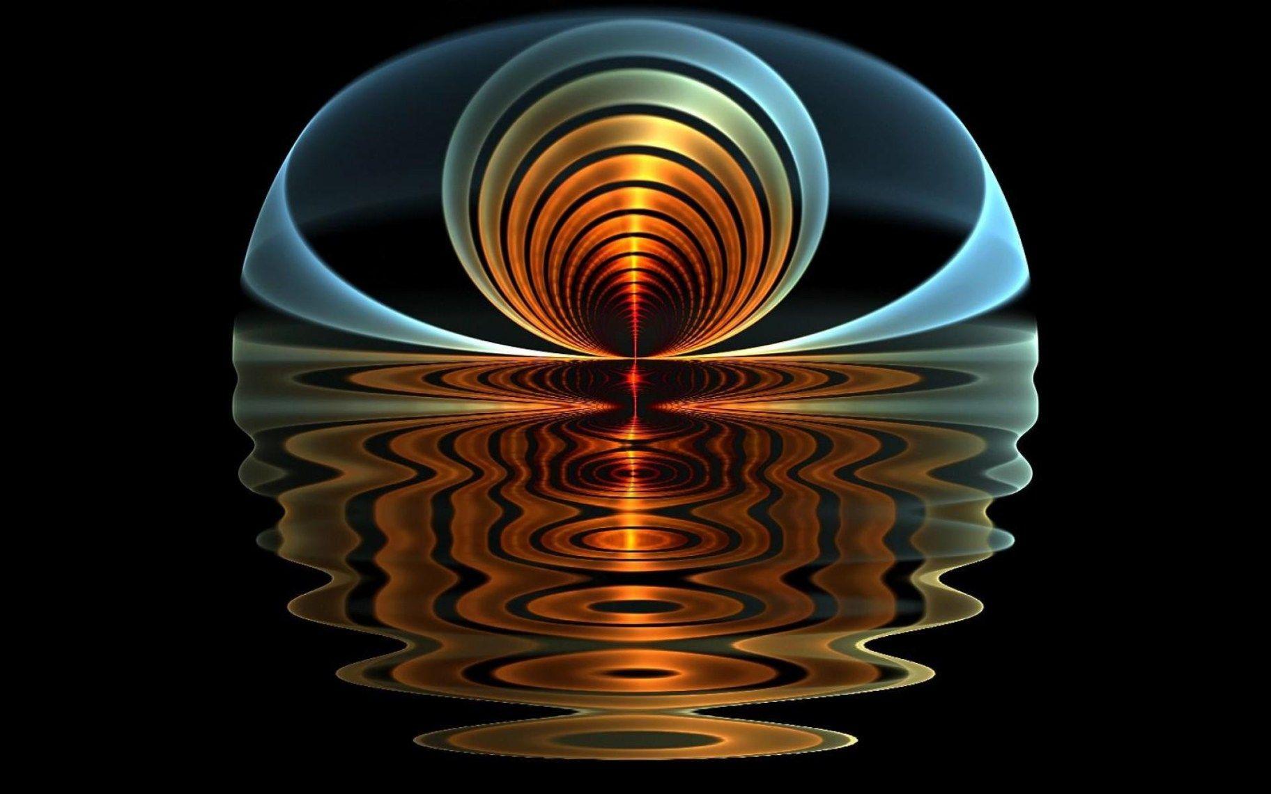 1824x1140 Sound Waves Desktop Background