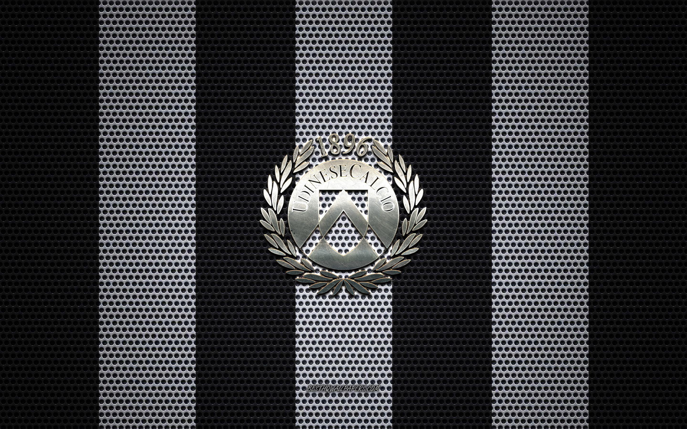 2880x1800 Download wallpaper Udinese Calcio logo, Italian football club