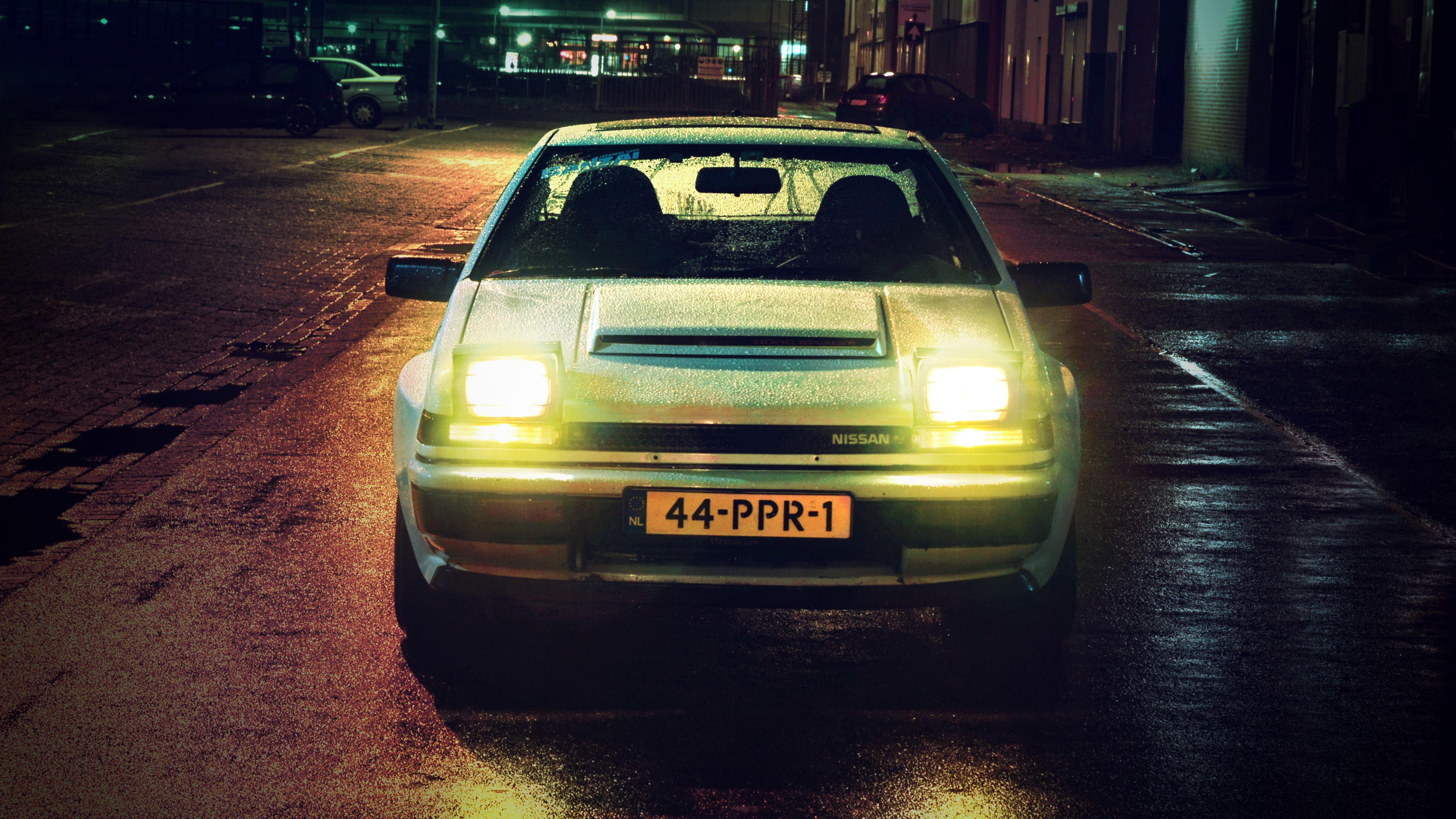 4928x2772 Nissan 200SX in the Night [4928 x 2772]