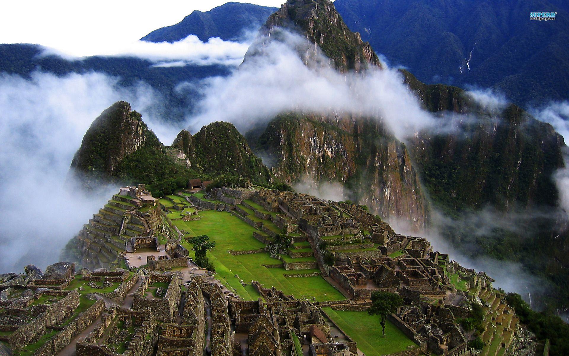 1920x1200 Wonders Of The World Machu Picchu Wallpaper