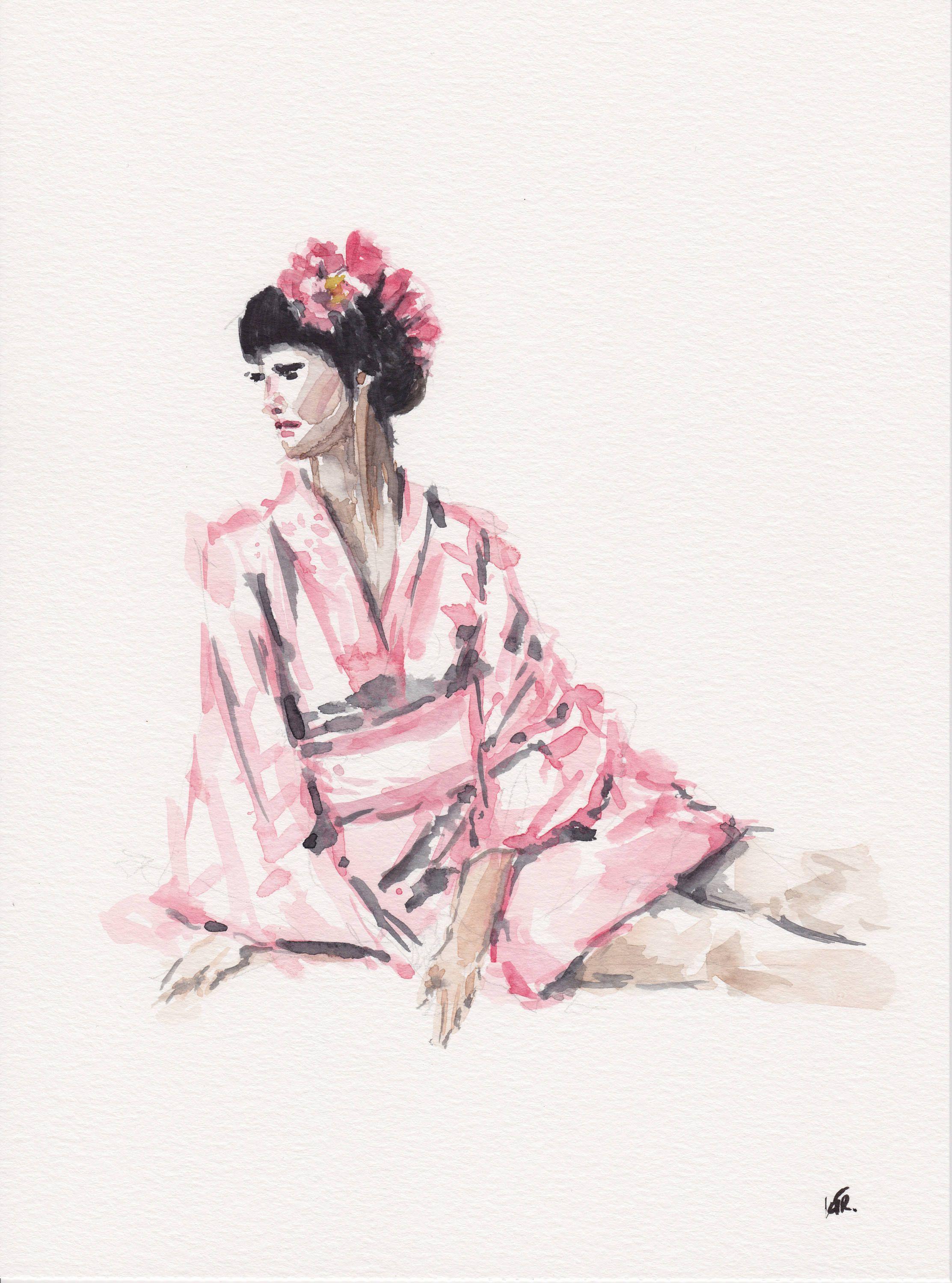Japanese Geisha Watercolor Wallpapers - Top Free Japanese Geisha ...