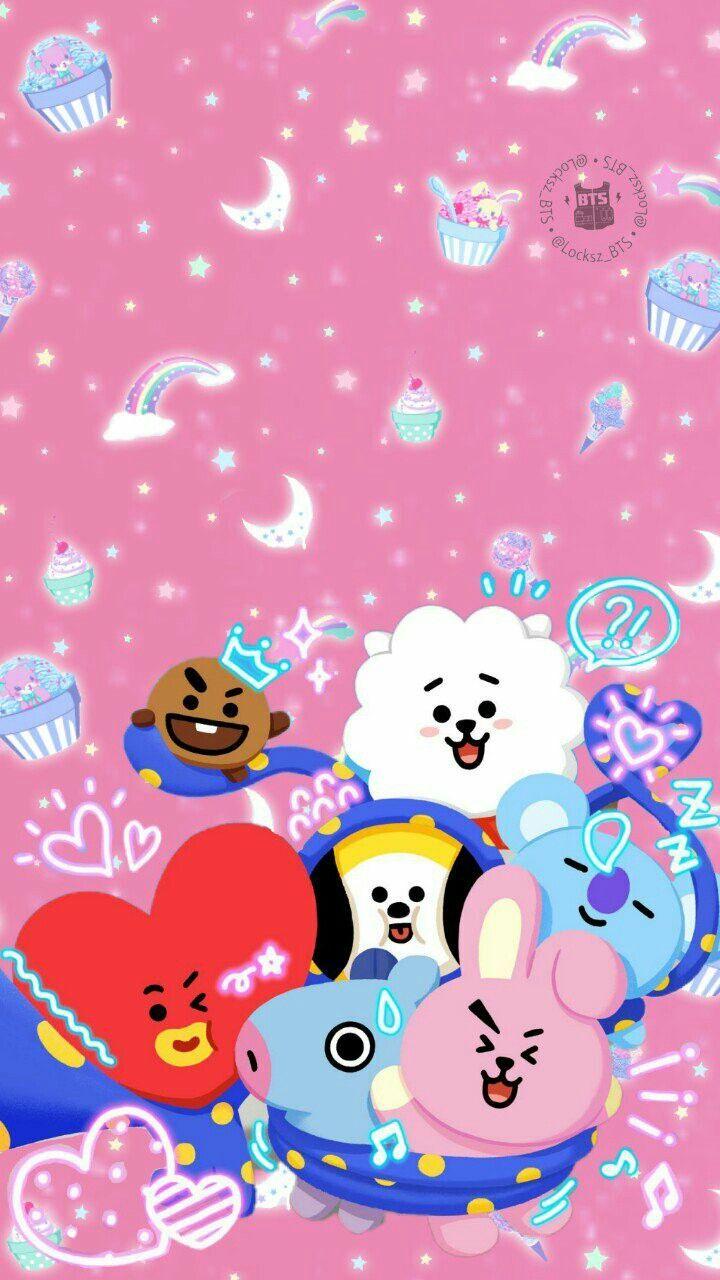 Bts And Bt21 Wallpapers Top Free Bts And Bt21 Backgrounds Wallpaperaccess