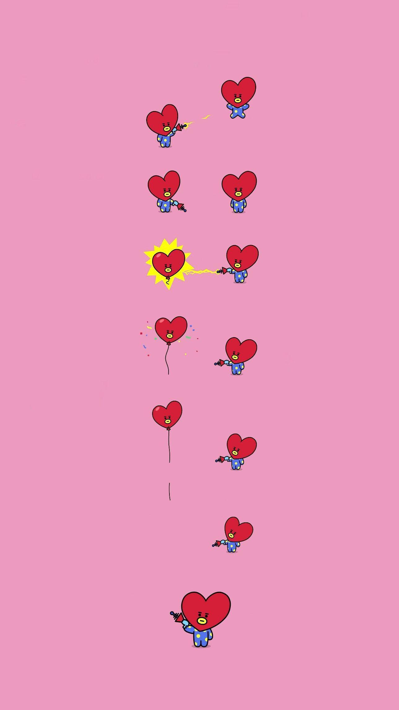 1288x2289 BTS. BT21 Wallpaper. TATA. pls make sure to follow me before u