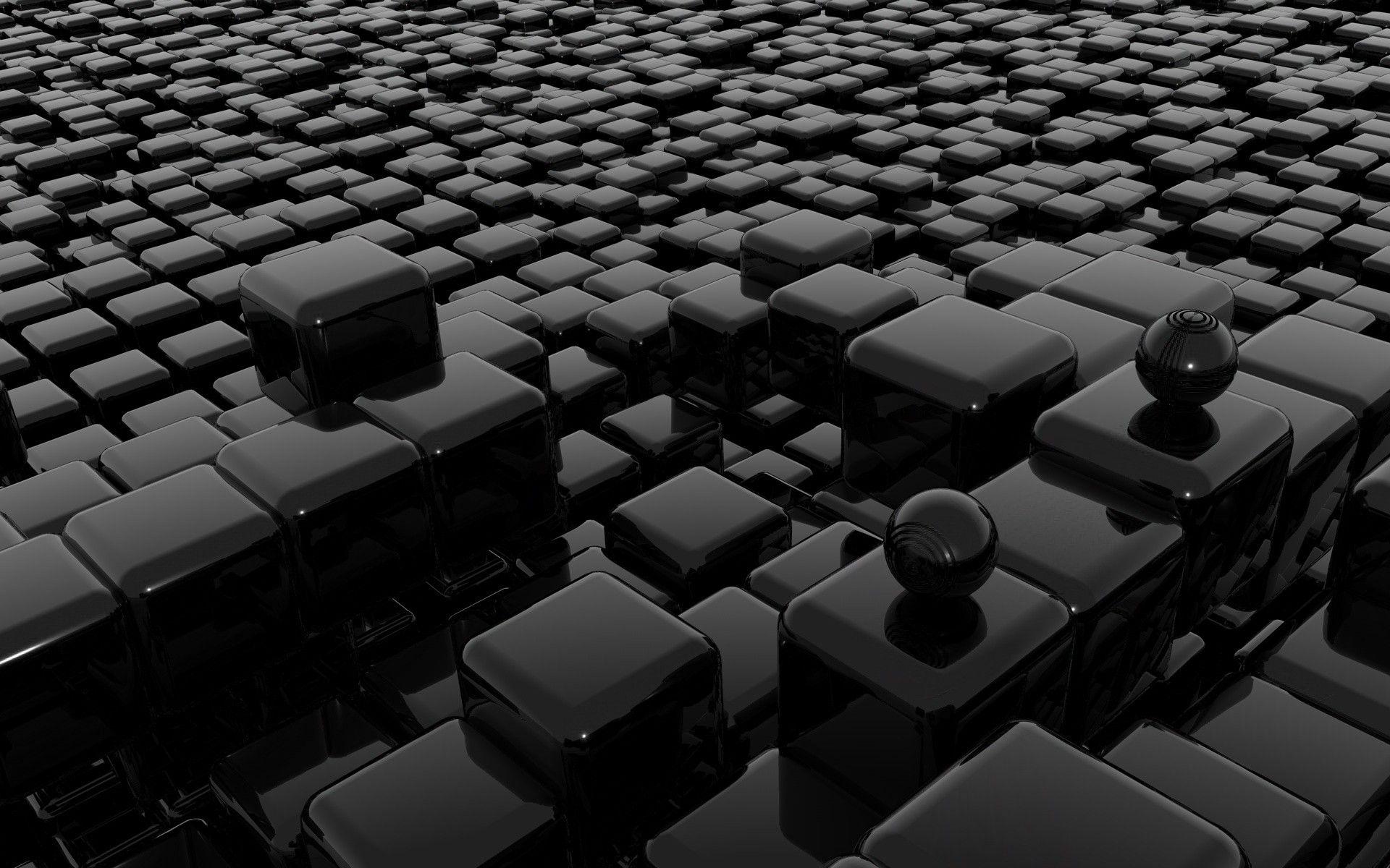 1920x1200 Abstract Background Cubes, Balls, Glass, HD Abstract Wallpaper