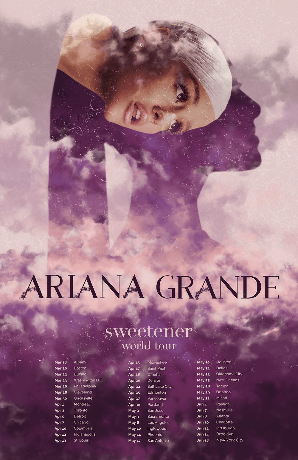 1000x1546 Ariana Grande Sweetener World Tour