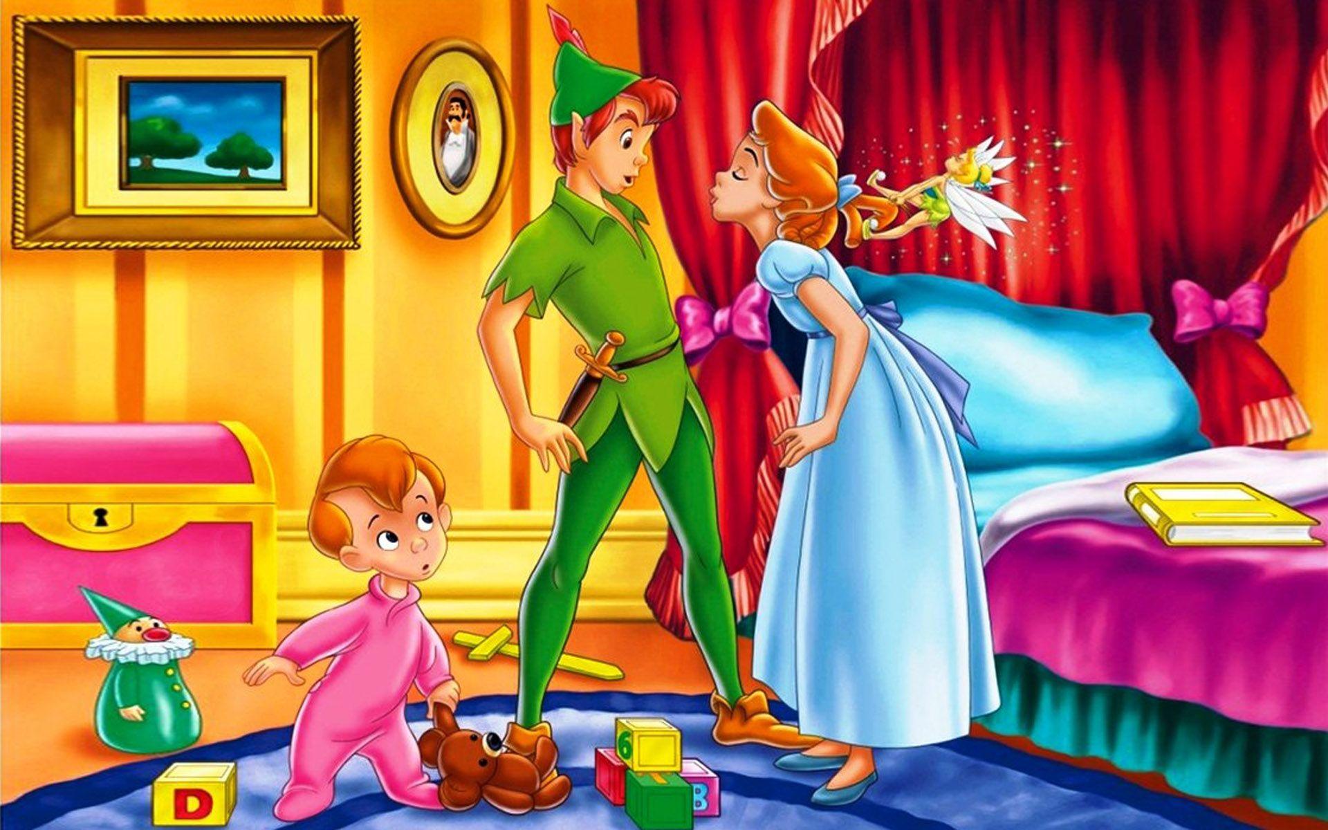 1920x1200 Peter Pan With Wendy Darling And Michael Darling Disney Image