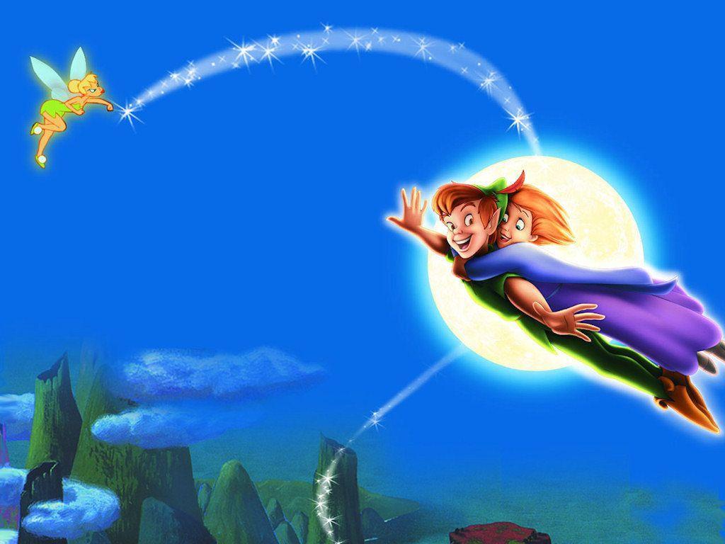 1024x768 Peter Pan And Friends Wallpaper