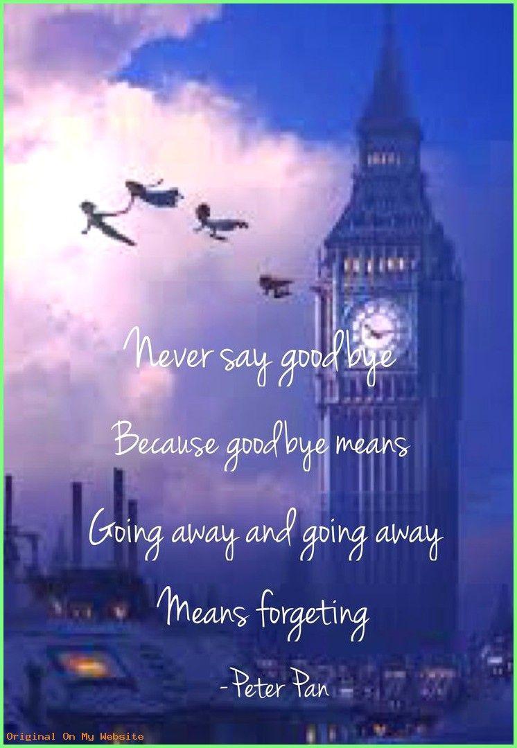 746x1080 Wallpaper iPhone Disney Peter pan Never say good bye
