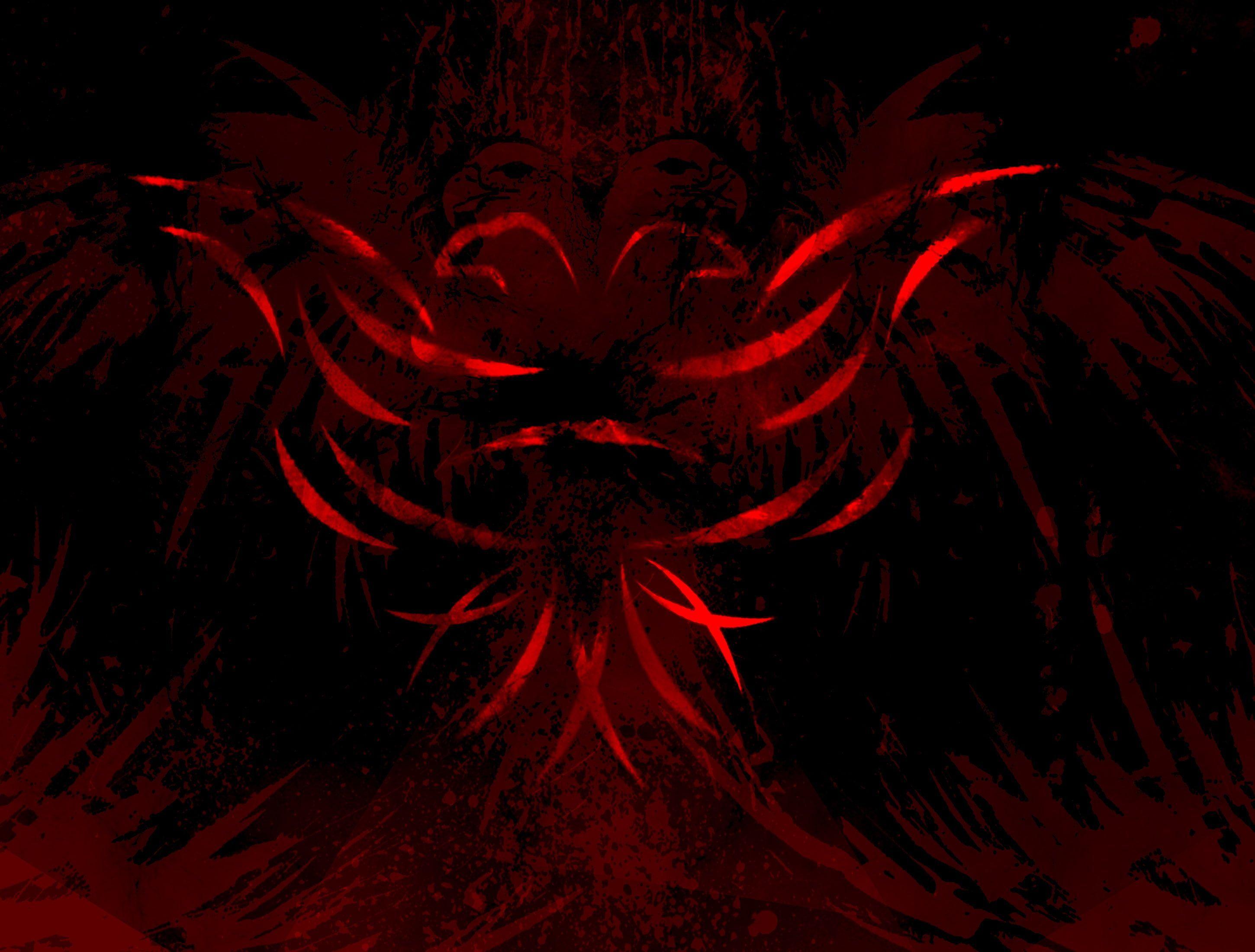 2900x2200 HD wallpaper: eagle, Albania, red, black, abstract, night, no people, mystery. Black abstract, Albania, Red artwork