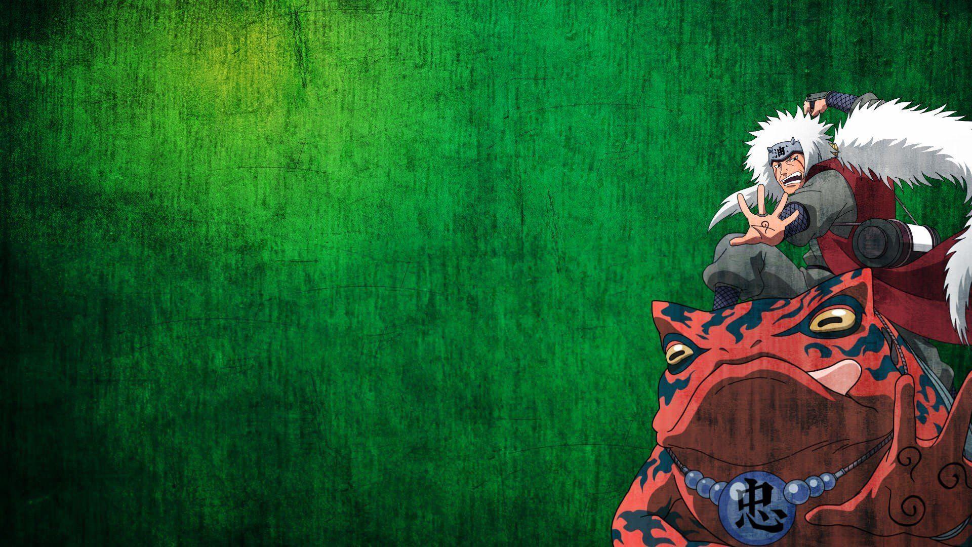 1920x1080 Green Anime Wallpaper