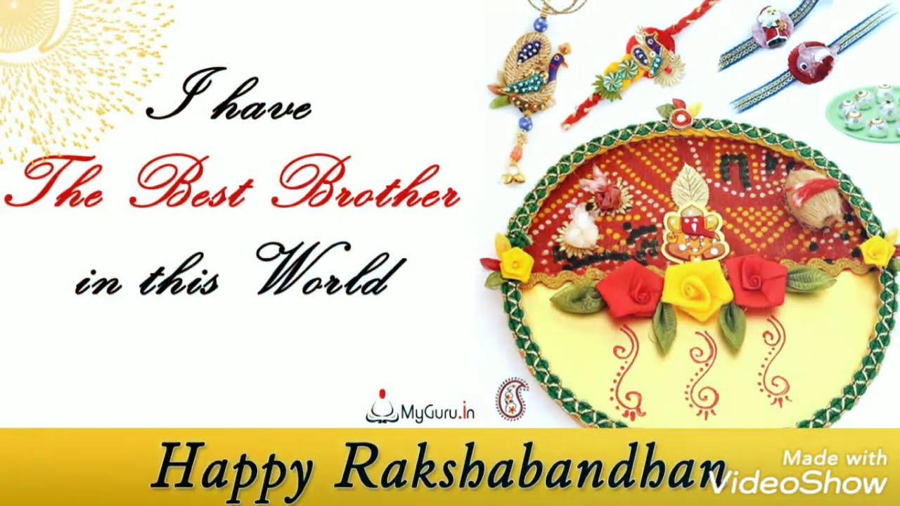 1280x720 Happy Rakhi status video / Happy Raksha Bandhan wishes, wallpaper