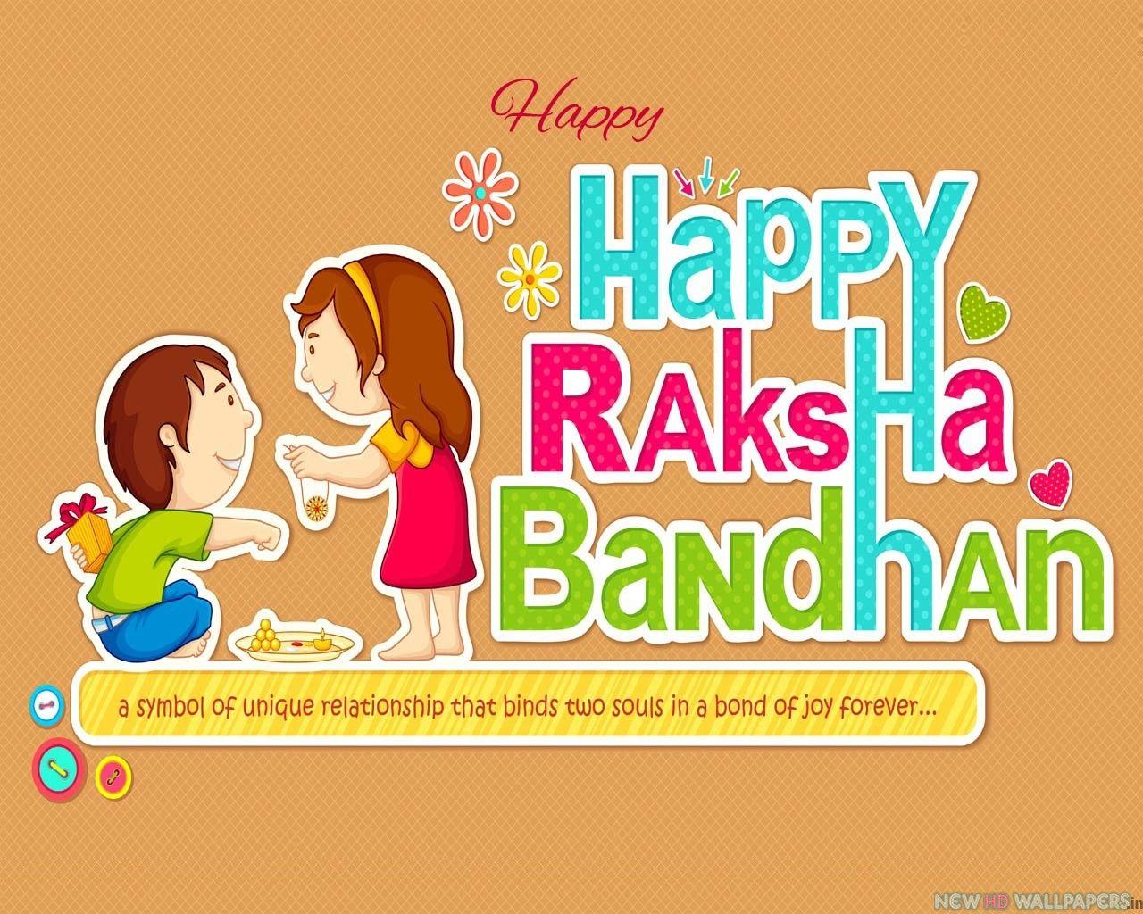 1280x1024 Beautiful Rakhi Greetings Wallpaper For Raksha Bandhan 2018