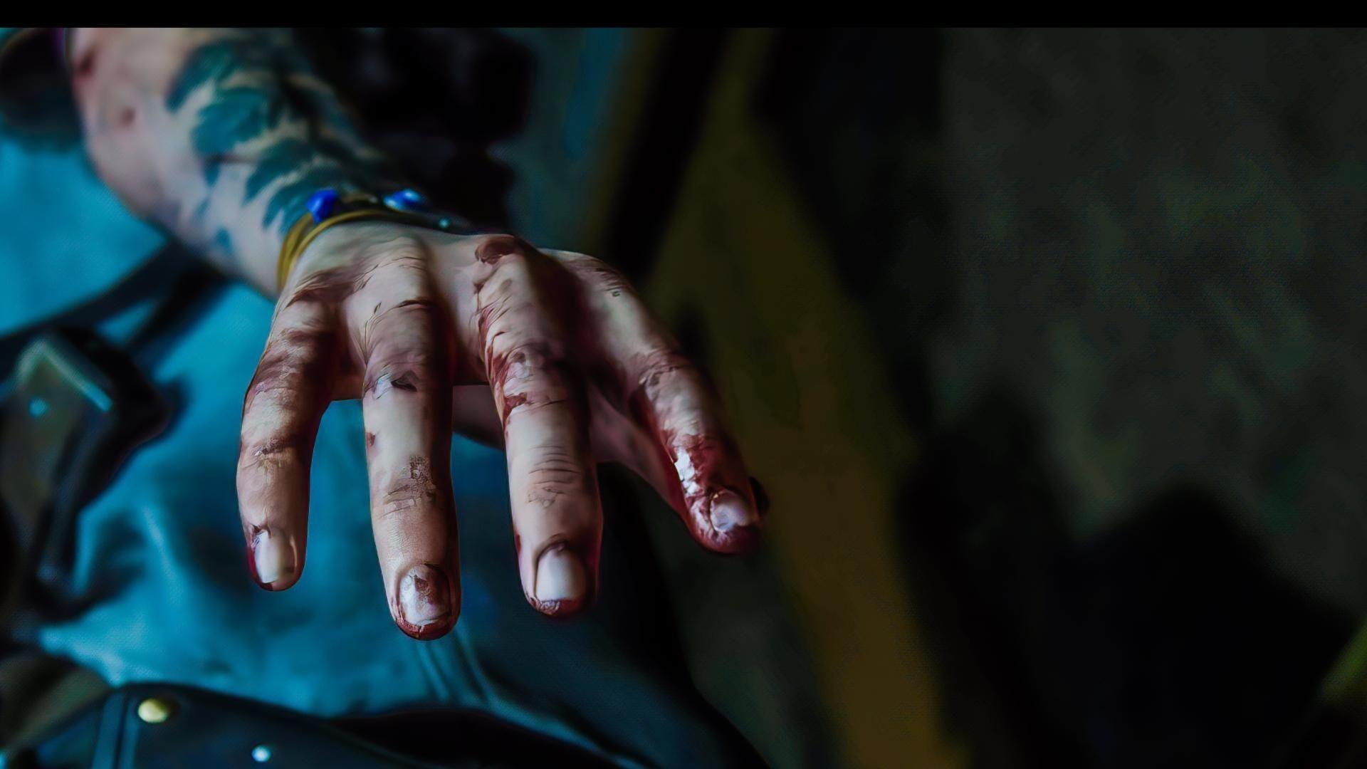 1920x1080 Free download The Last Of Us 2 Ellie Blood Hand 8K 4K HD wallpaper