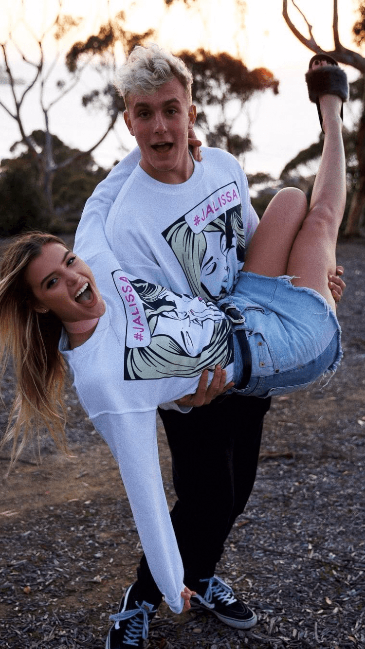 750x1334 Free download Jake Paul Wallpaper Gallery Jake And Alissa Violet