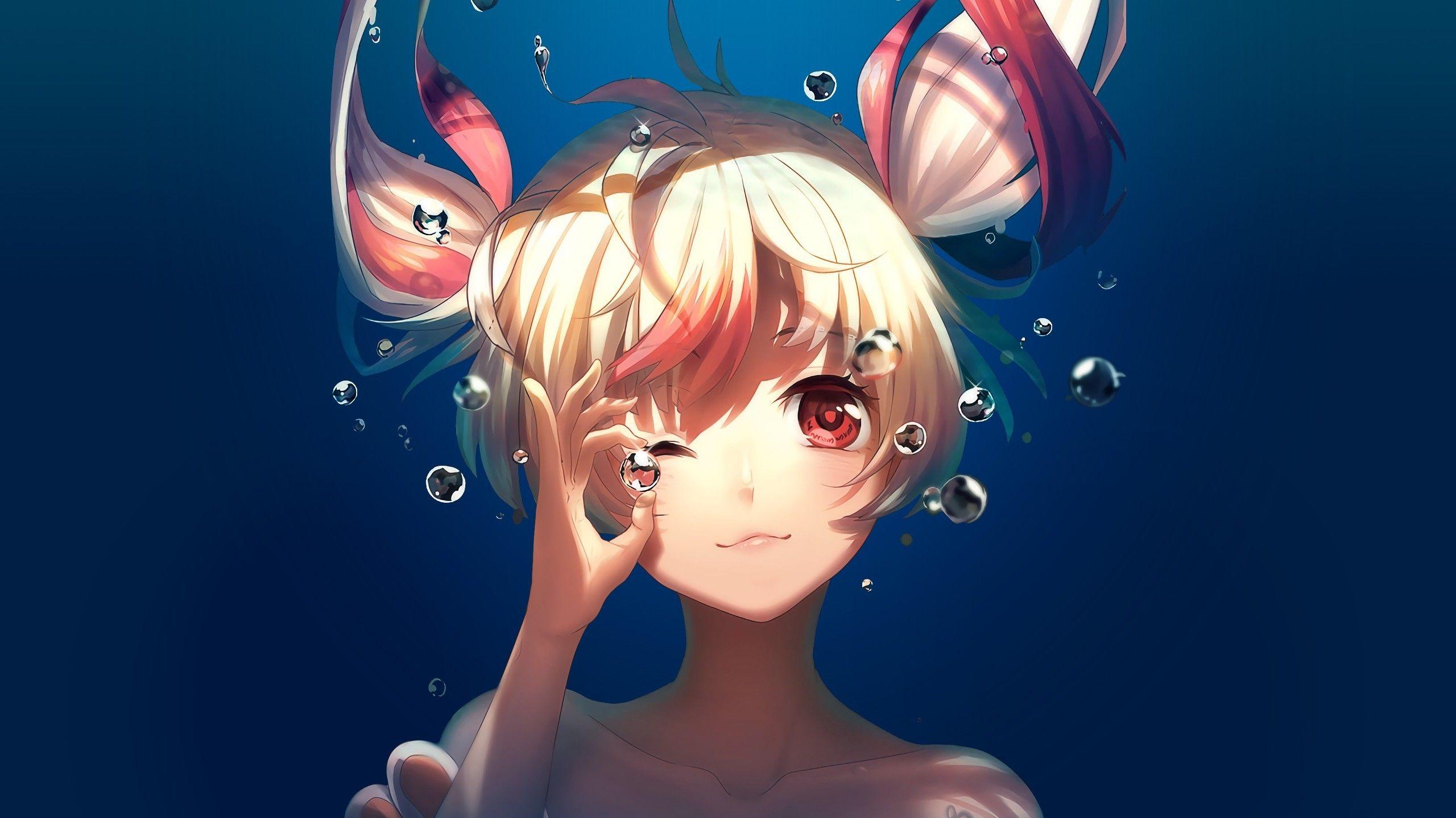 Anime Underwater Wallpapers Top Free Anime Underwater Backgrounds Wallpaperaccess